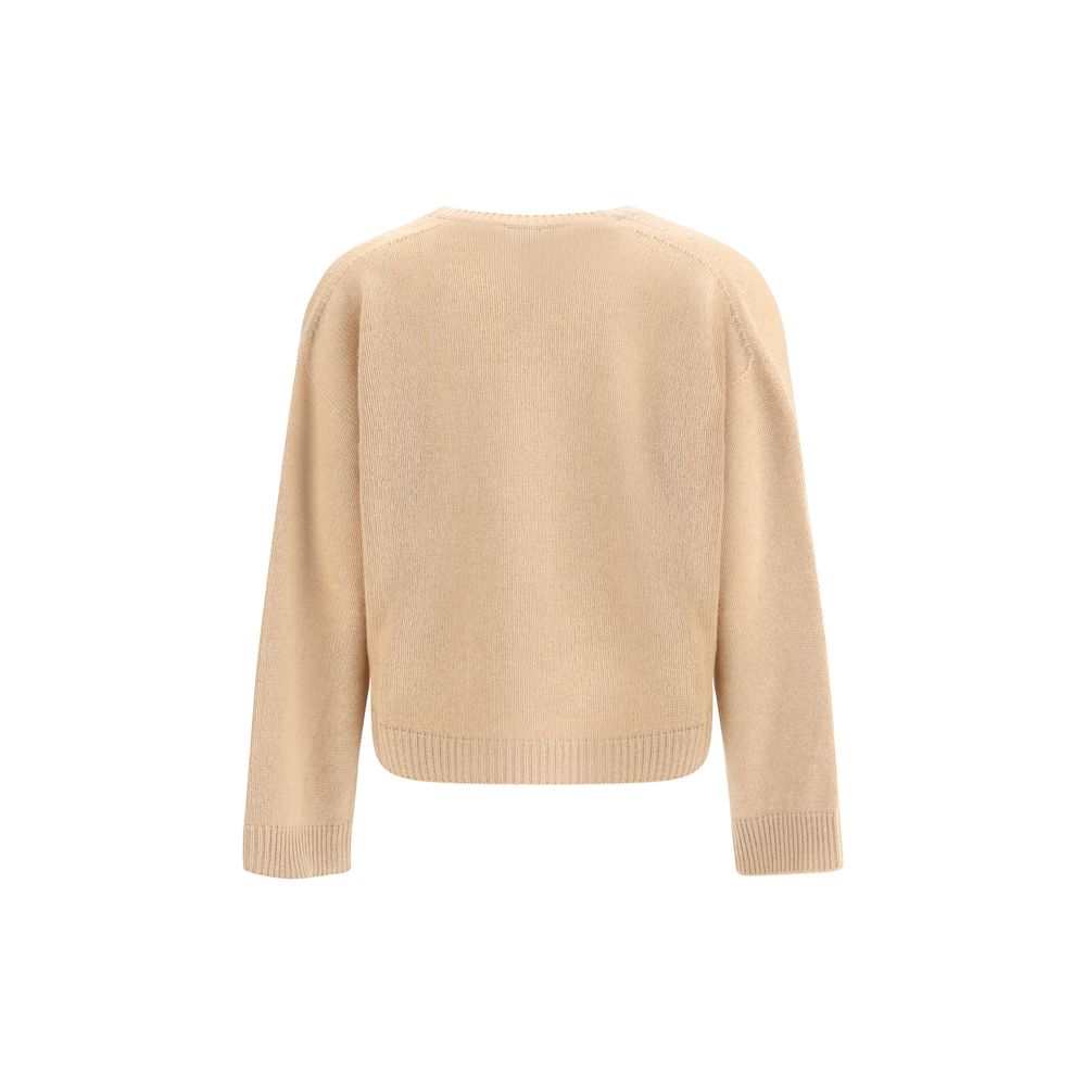 Pull Fabiana Filippi V-neck gris