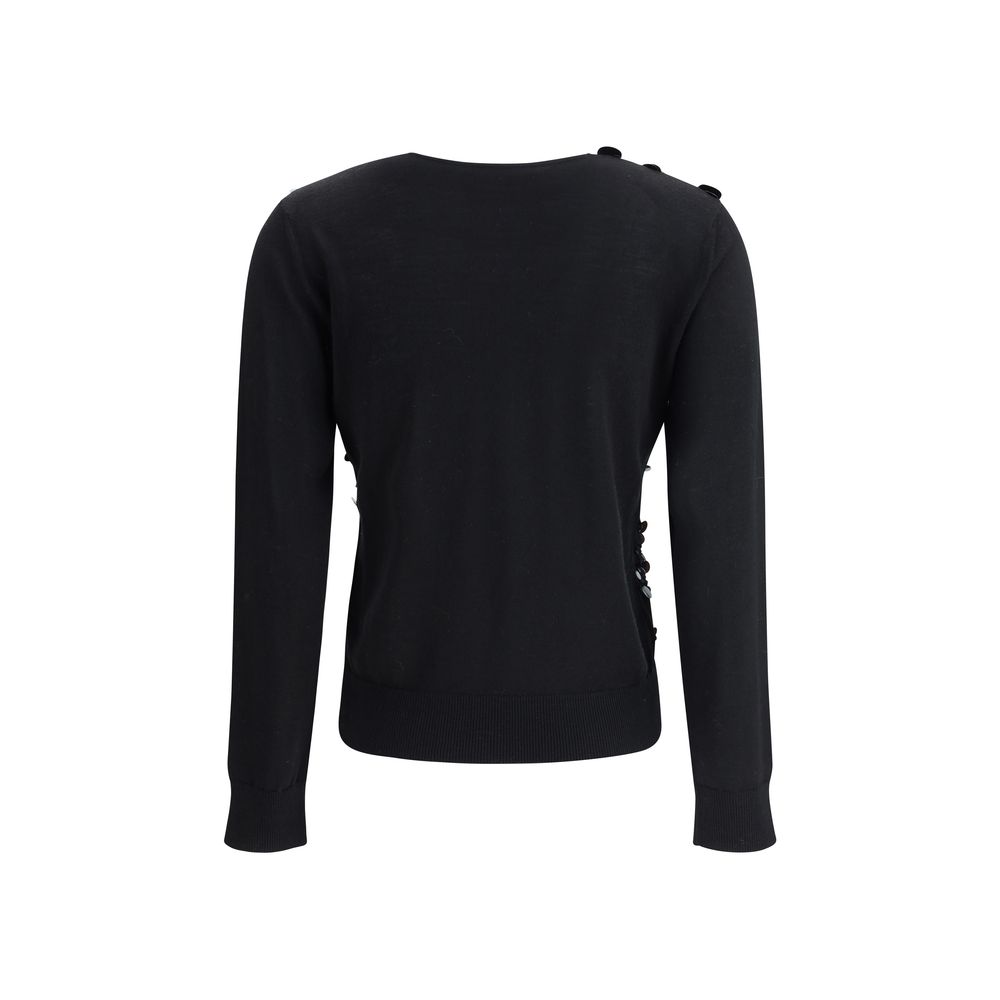Pull Fabiana Filippi à sequins blancs