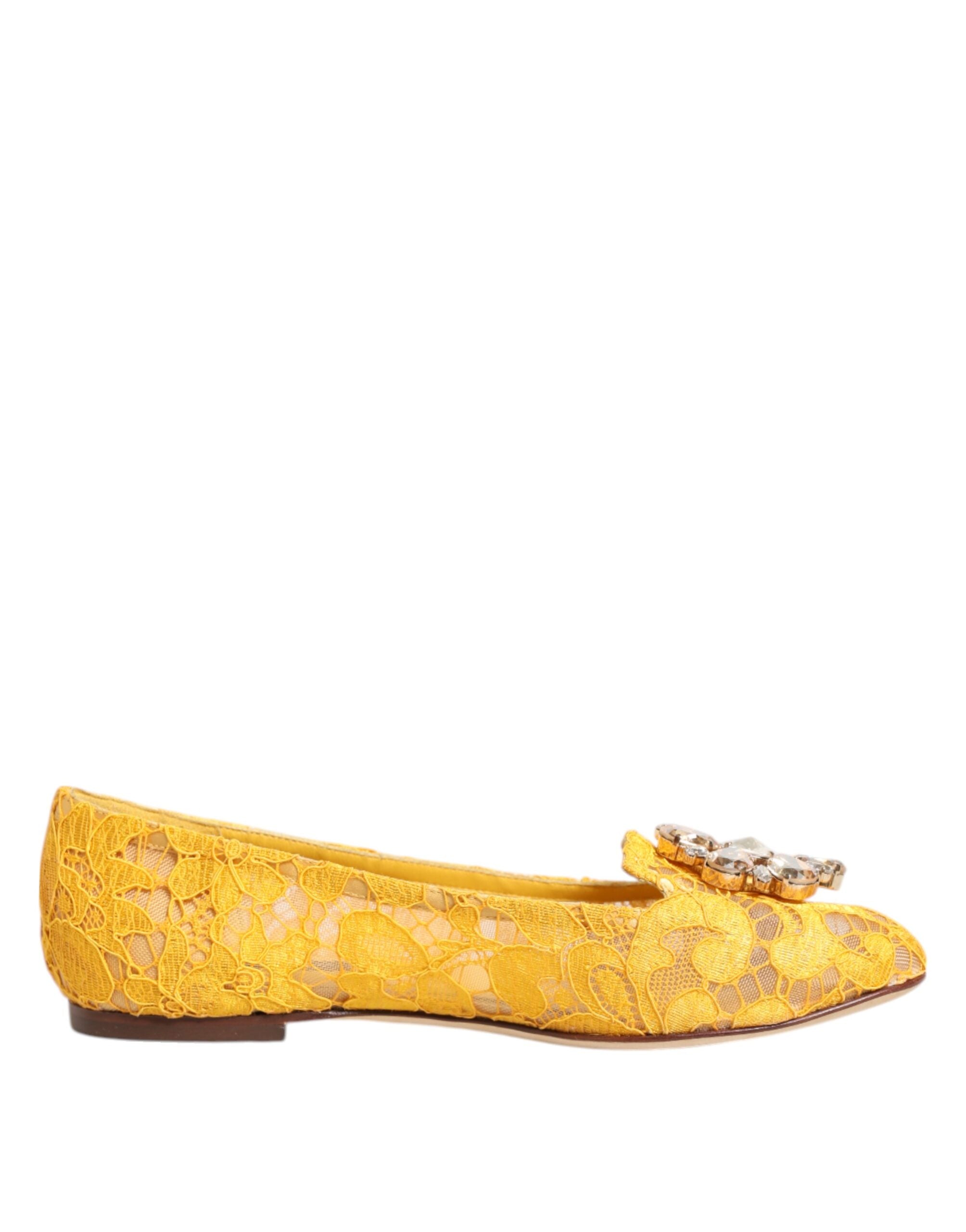 Chaussons Dolce & Gabbana Vally jaunes