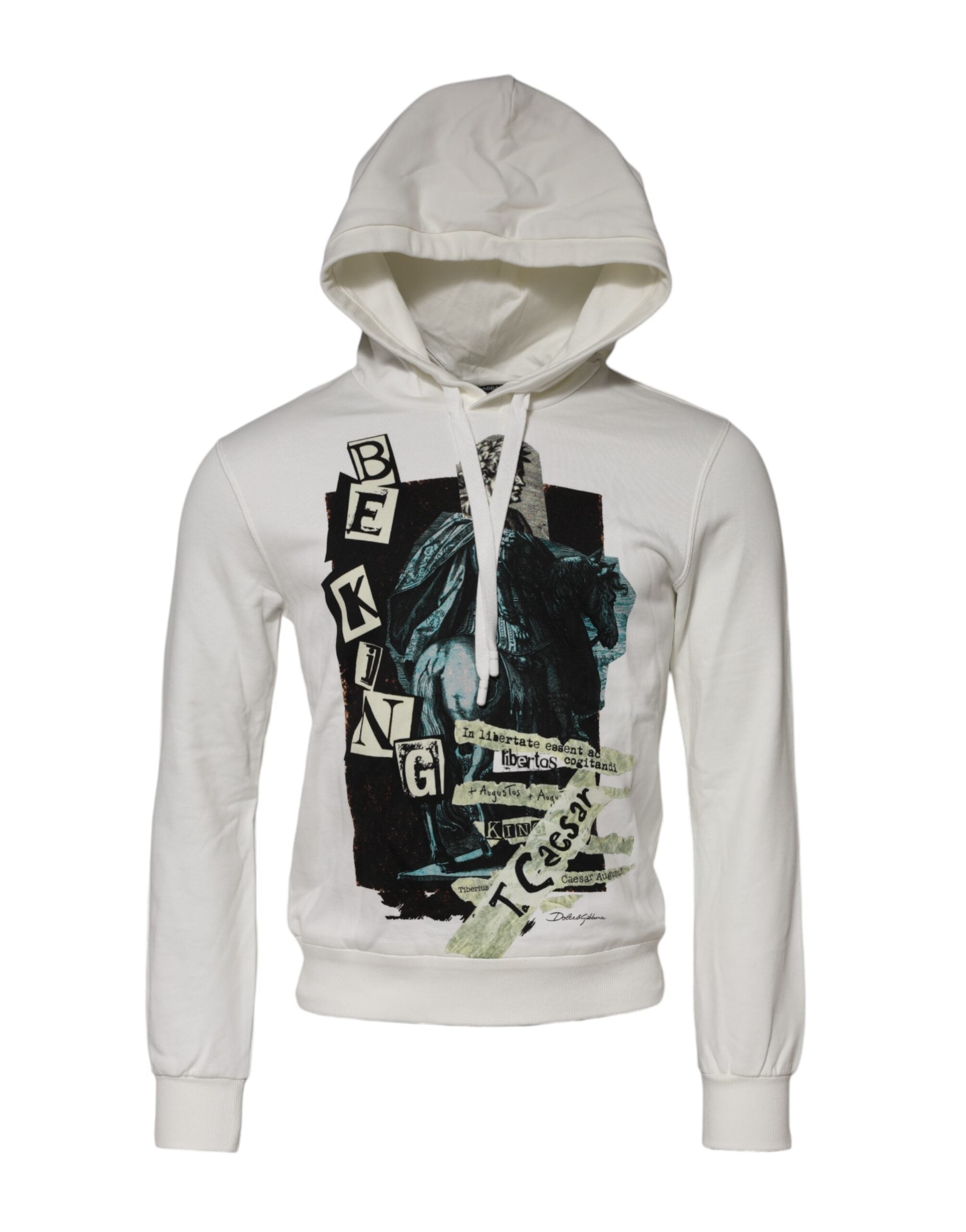 Sweat à capuche Dolce & Gabbana blanc