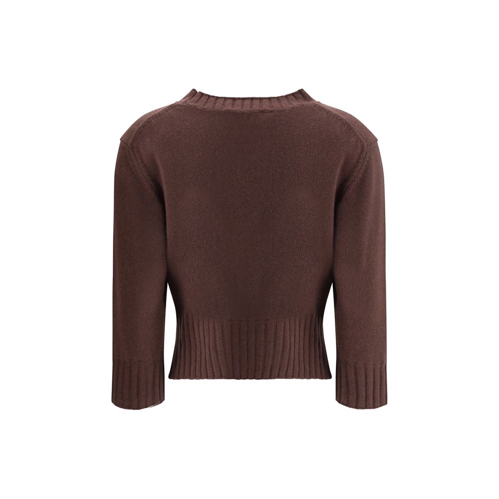 Pull LouLou De Saison crop beige