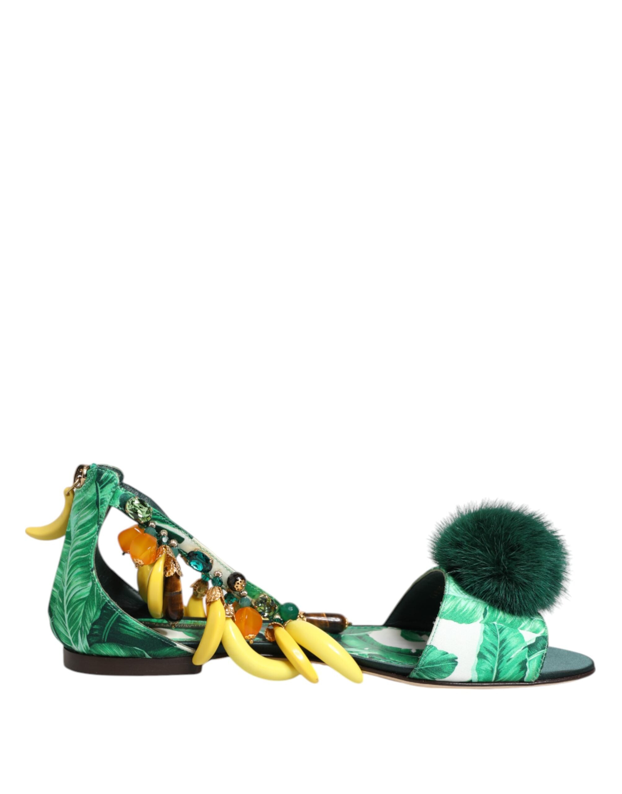 Sandales Dolce & Gabbana vertes