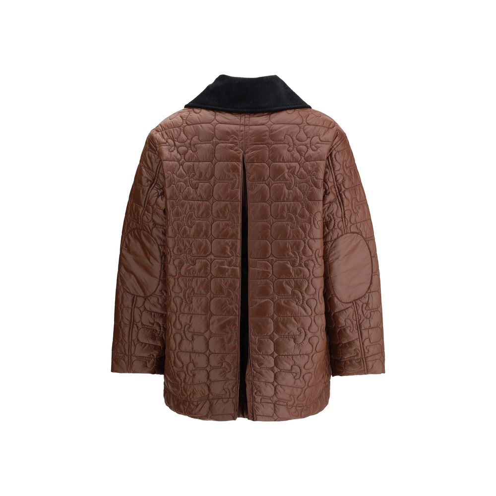 Veste Ganni Quilted kaki