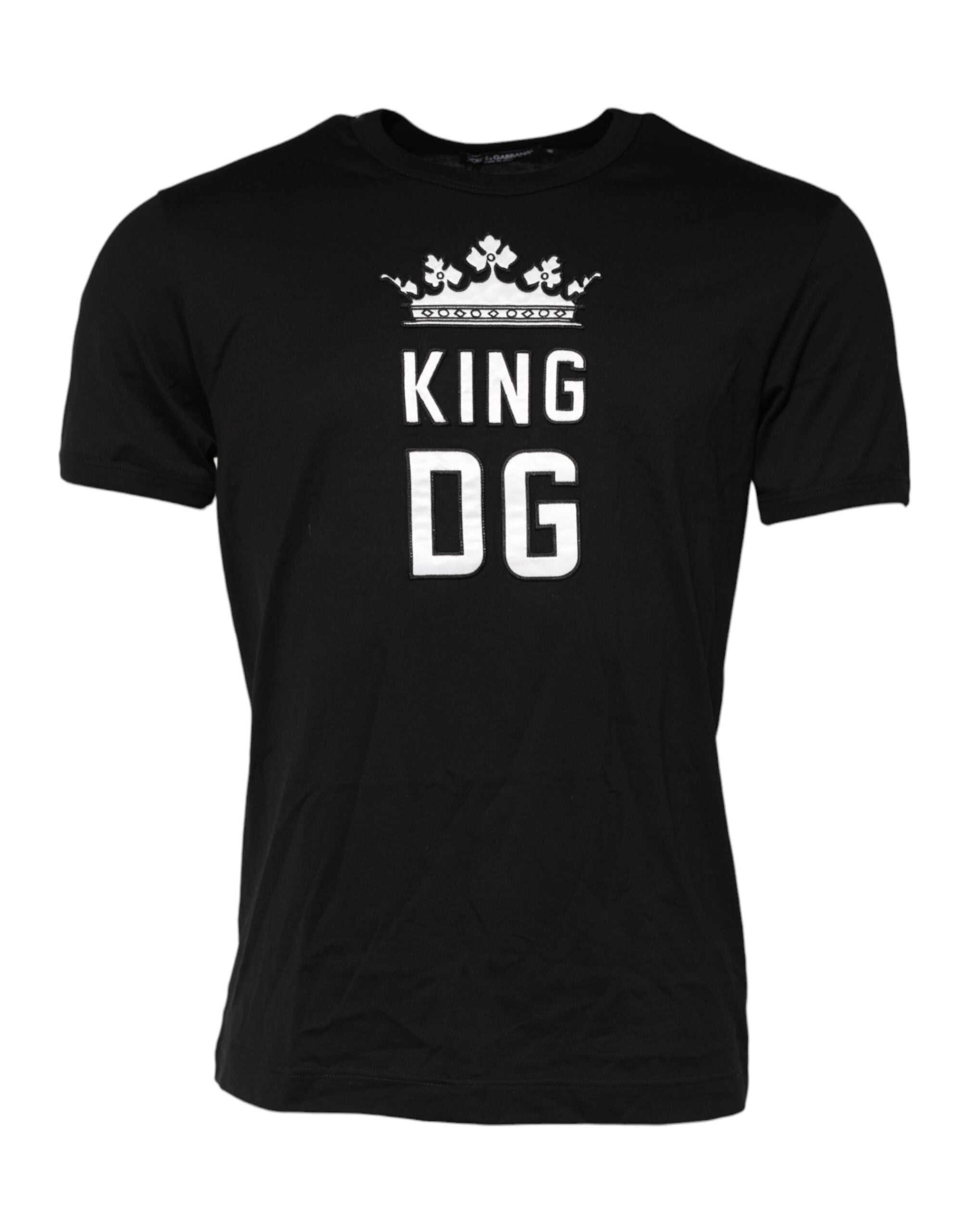 T-shirt Dolce & Gabbana King Crown noir