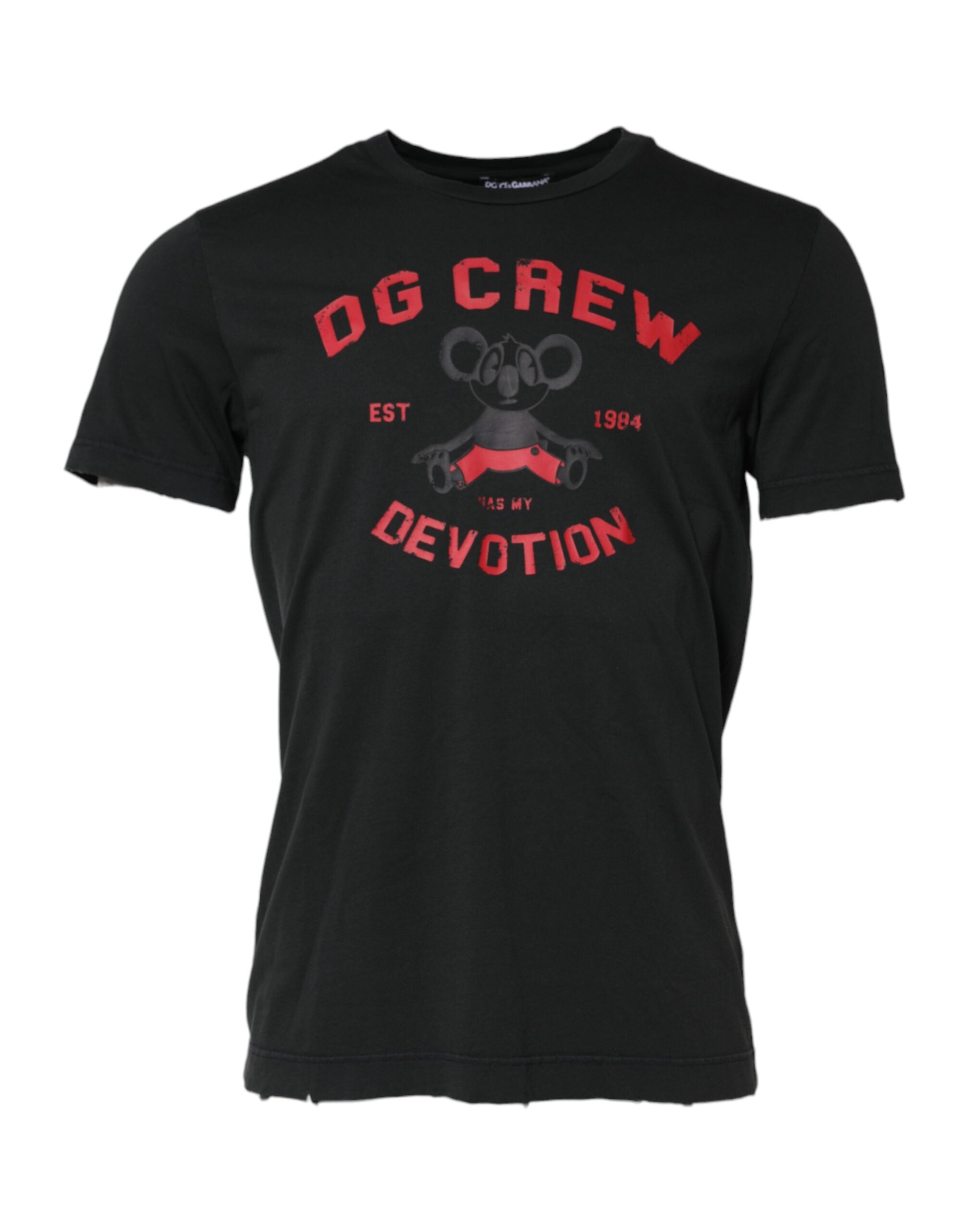 T-shirt Dolce & Gabbana Crew noir