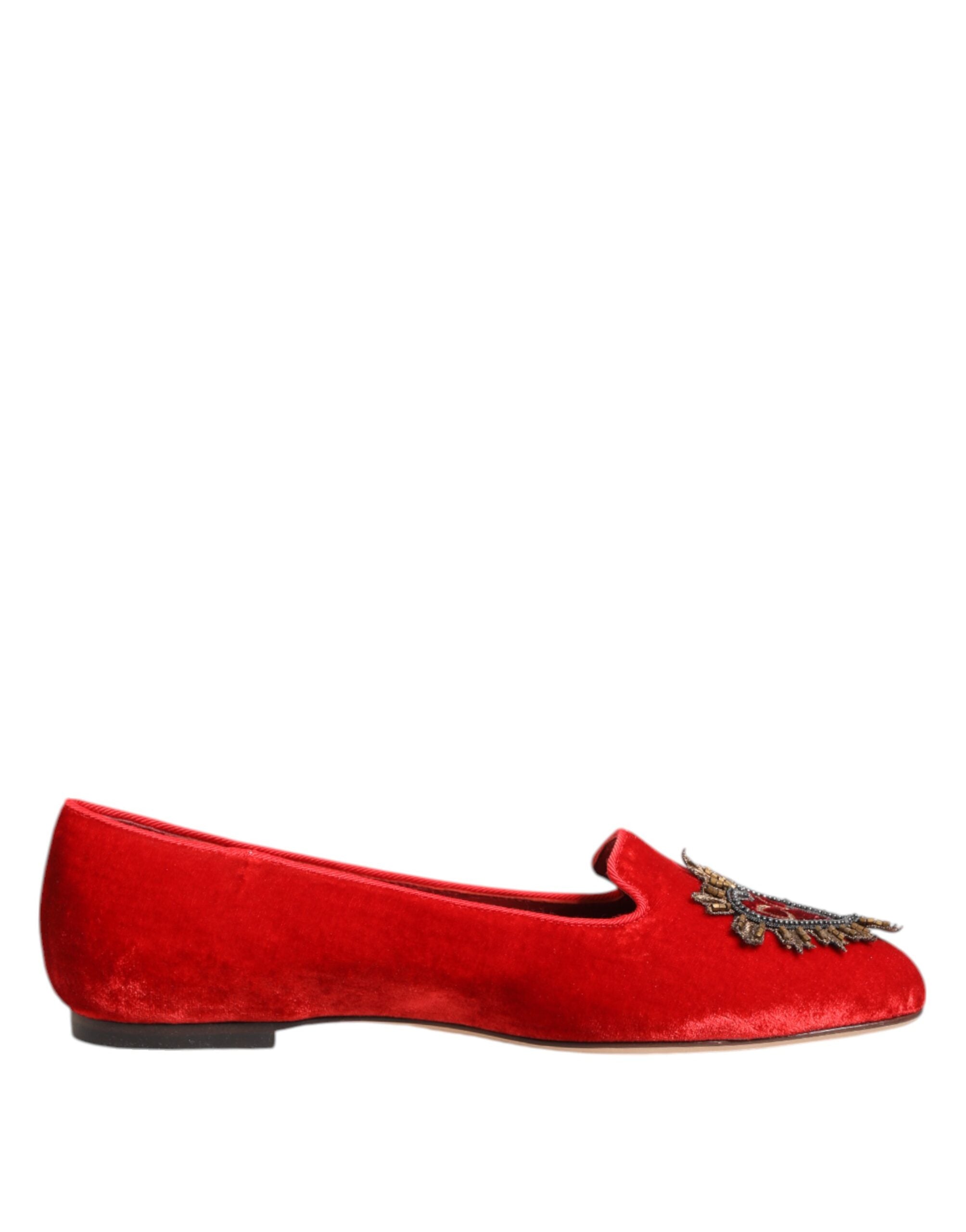 Loafers Dolce & Gabbana rouges