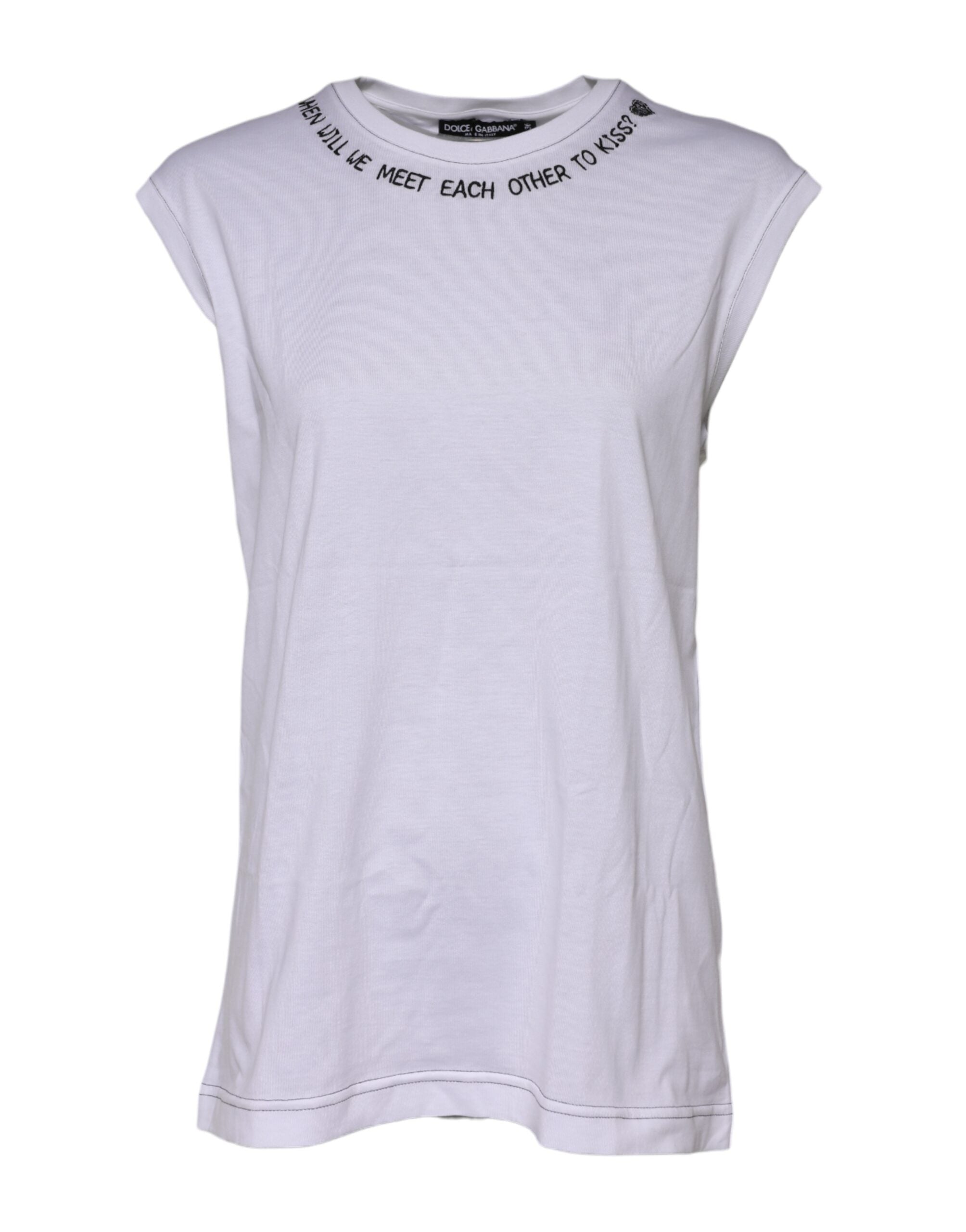 T-shirt Dolce & Gabbana imprimé blanc