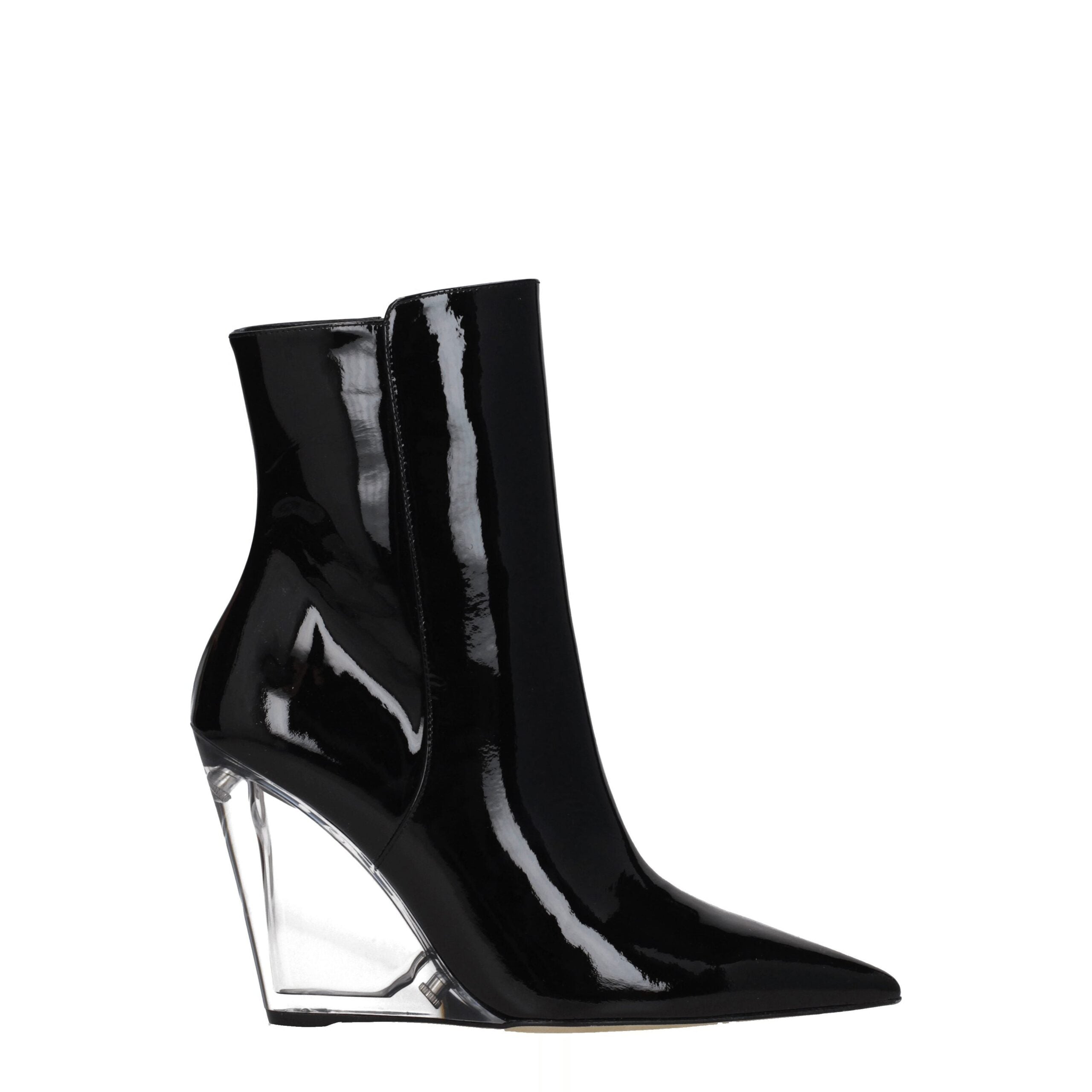 Bottines Stuart Weitzman Lucite noires