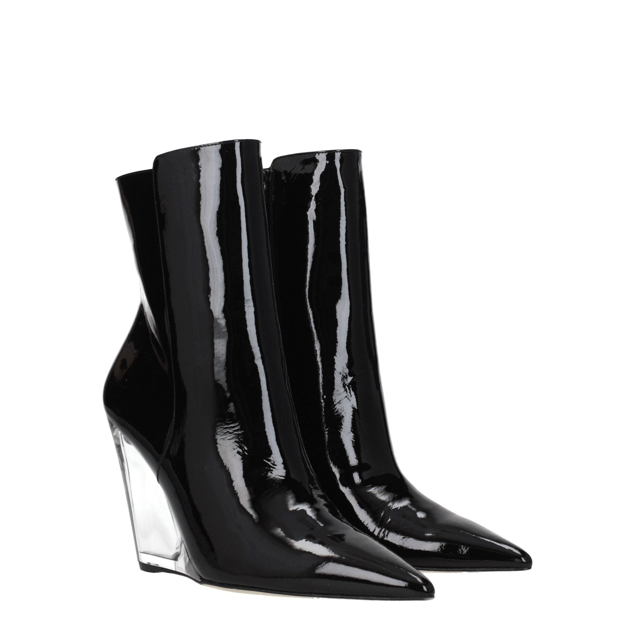 Bottines Stuart Weitzman Lucite noires