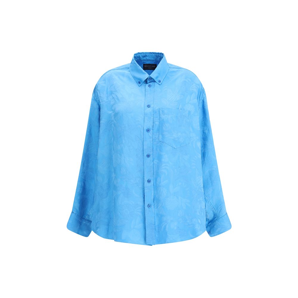 Chemise Balenciaga Cocoon à fleurs