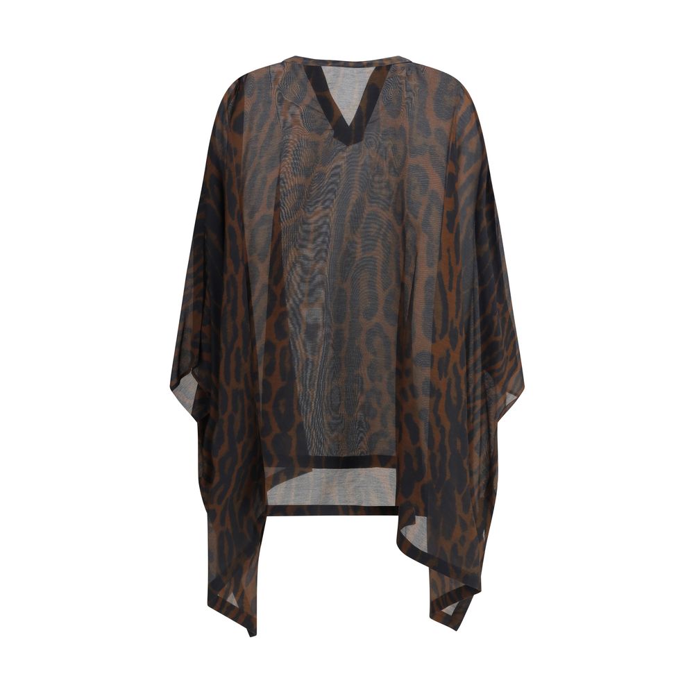 Robe Tom Ford Kaftan imprimé animal