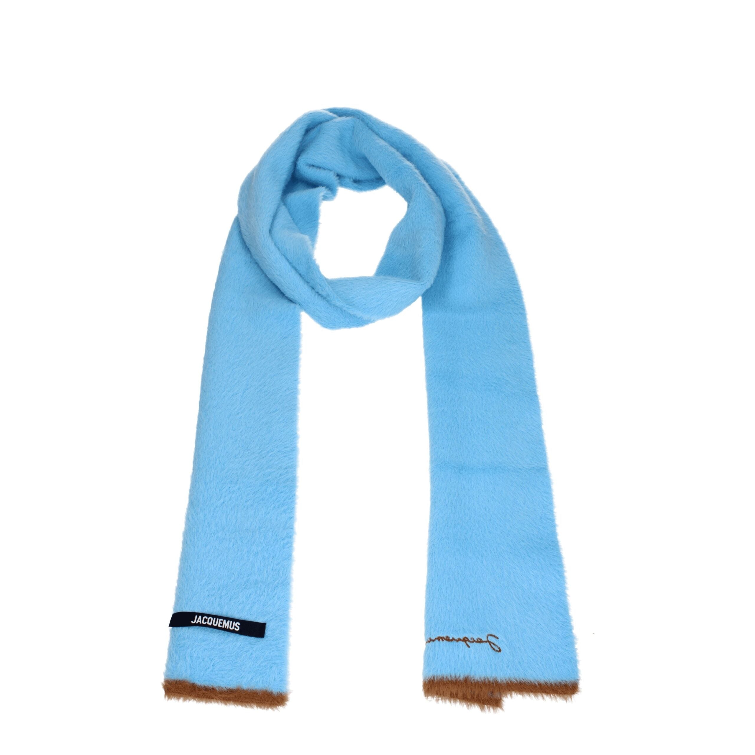 Écharpe Jacquemus bleu clair