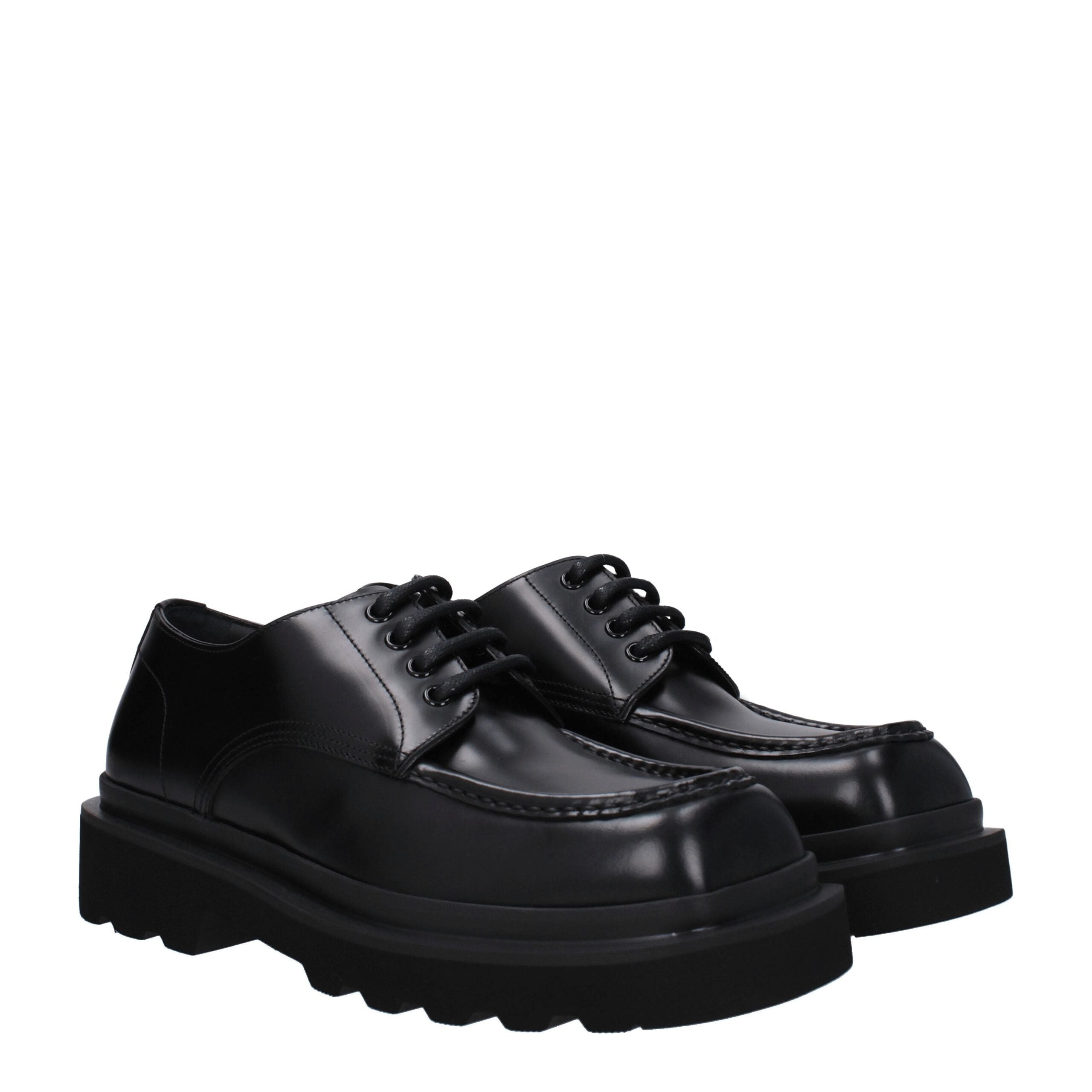 Oxfords Dolce&Gabbana A10806 cuir noirs