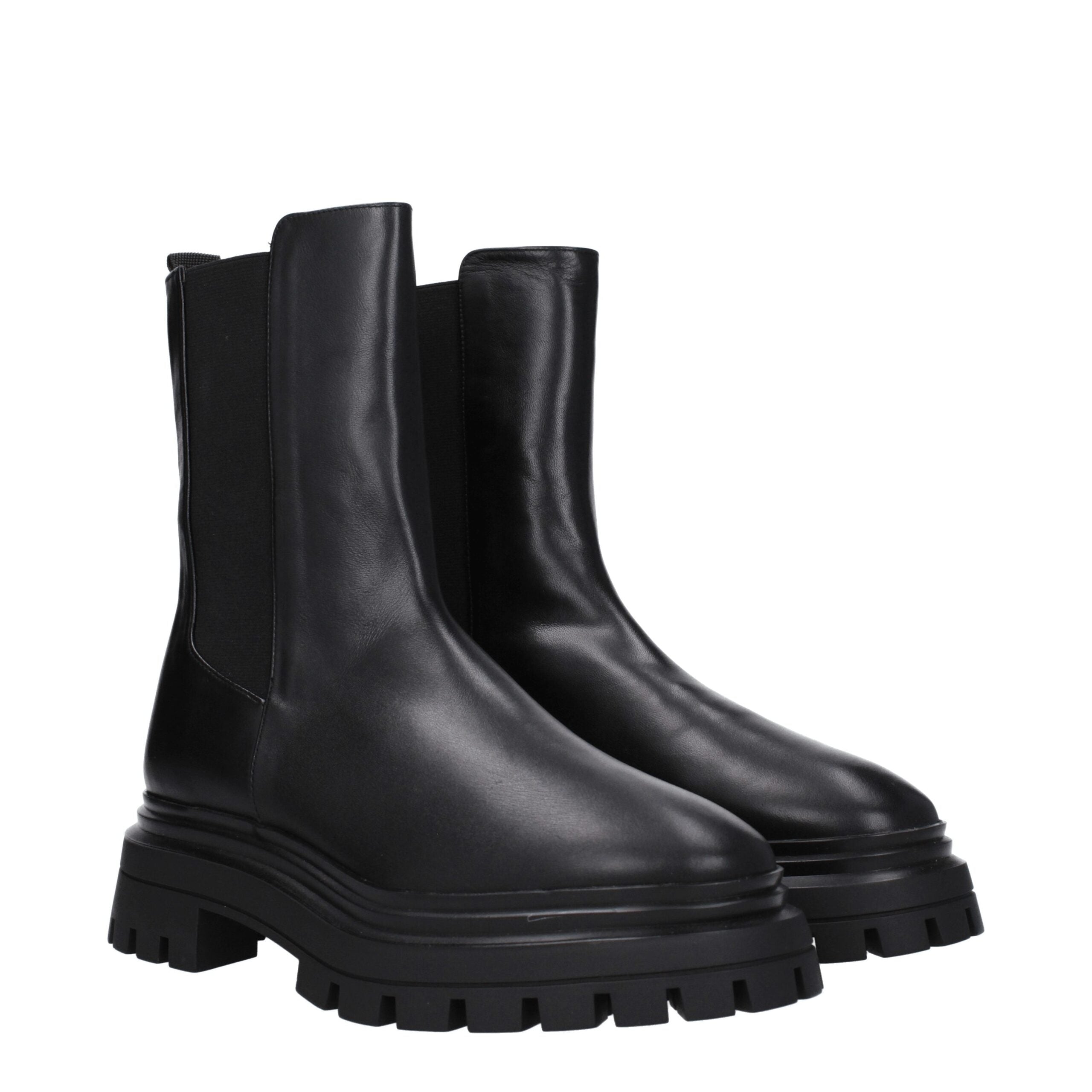 Bottines Stuart Weitzman Bedford noires