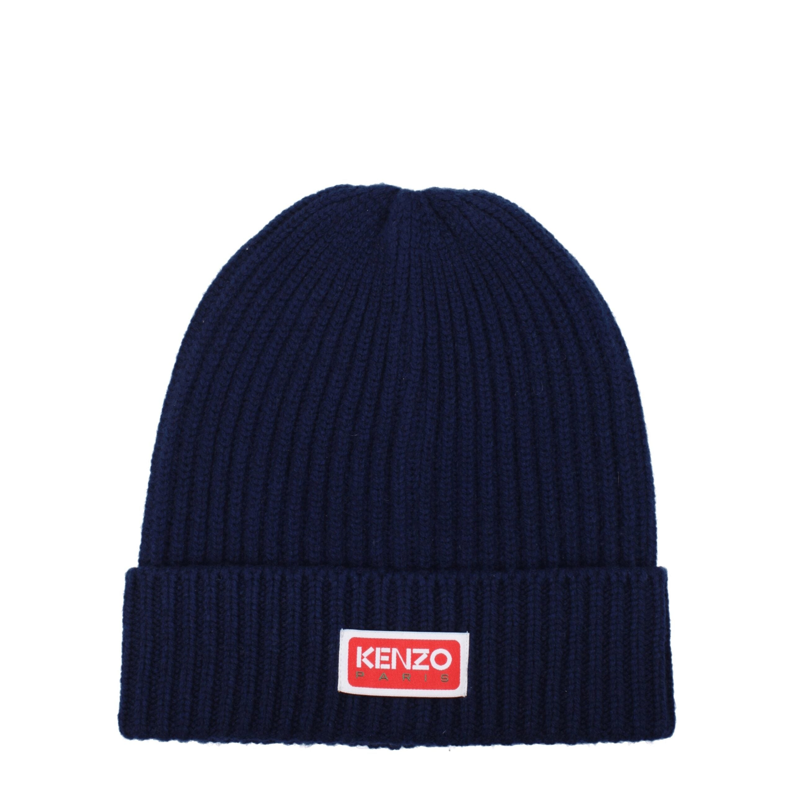 Beanie Kenzo bleu en laine