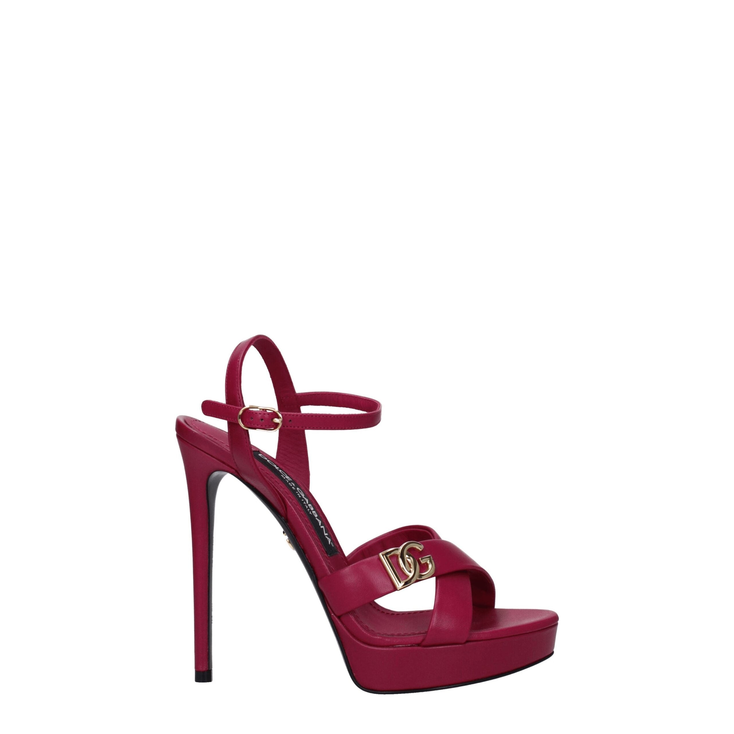 Sandales Dolce&Gabbana à talons fuchsia