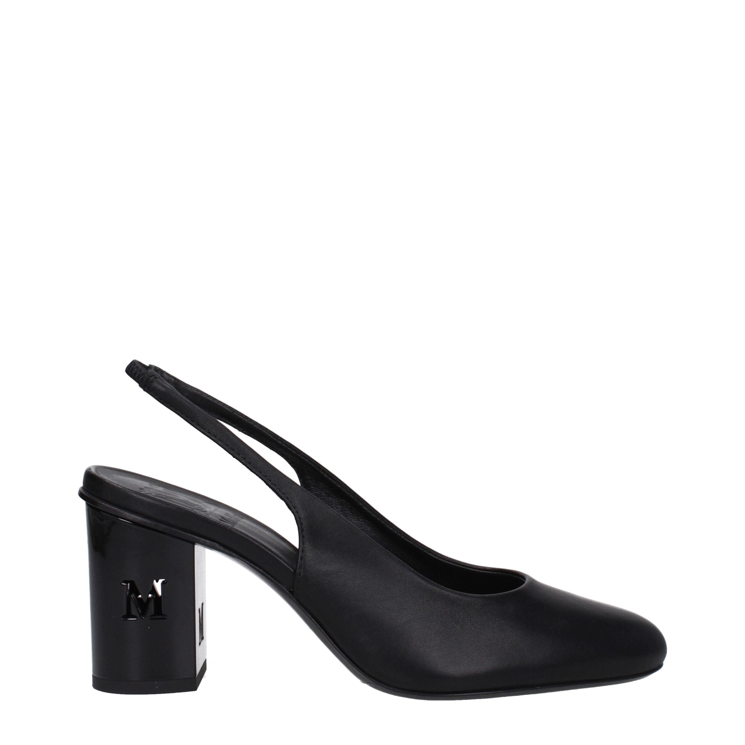 Sandales Max Mara Damiers noires