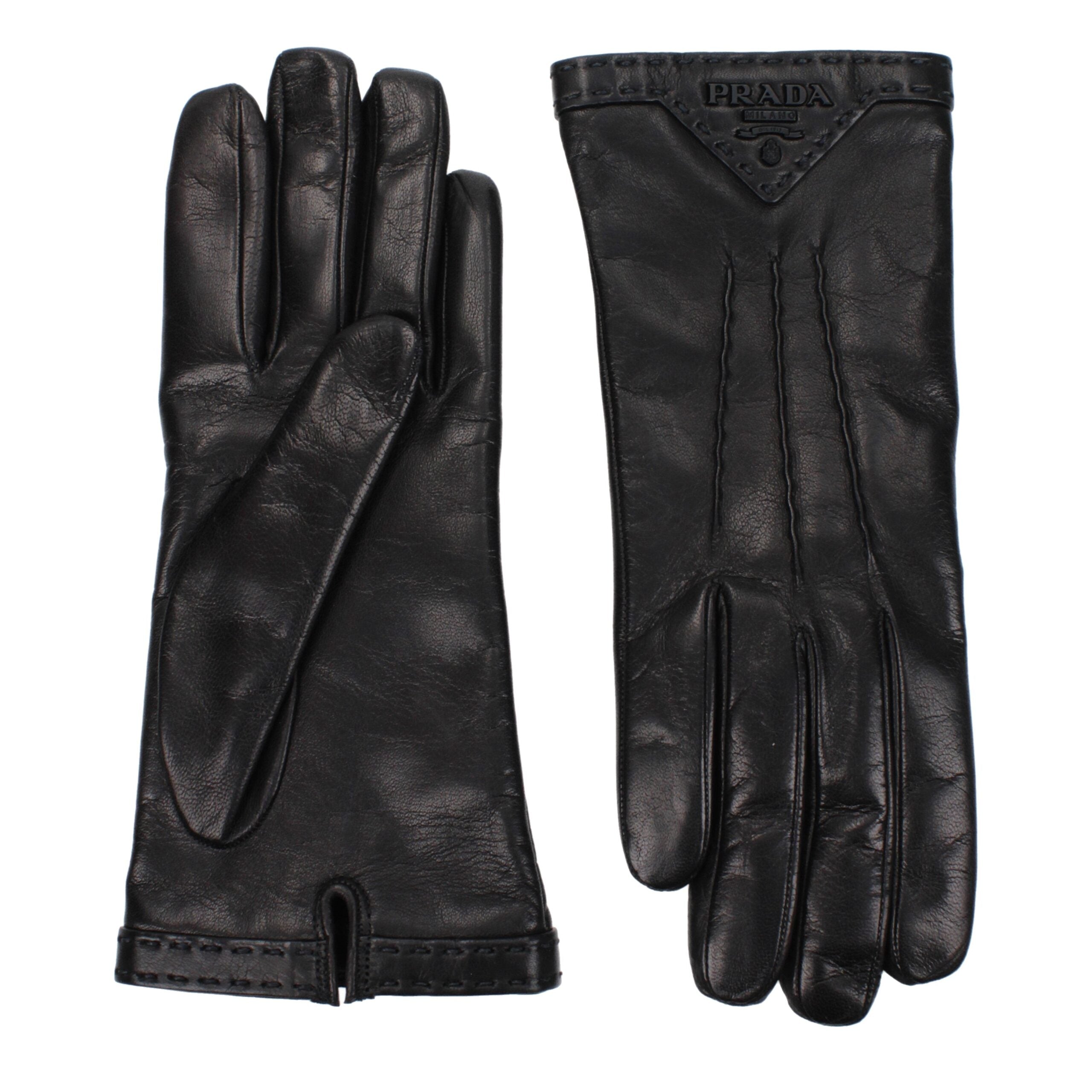 Gants Prada 1GG46C038F0ES9 noirs