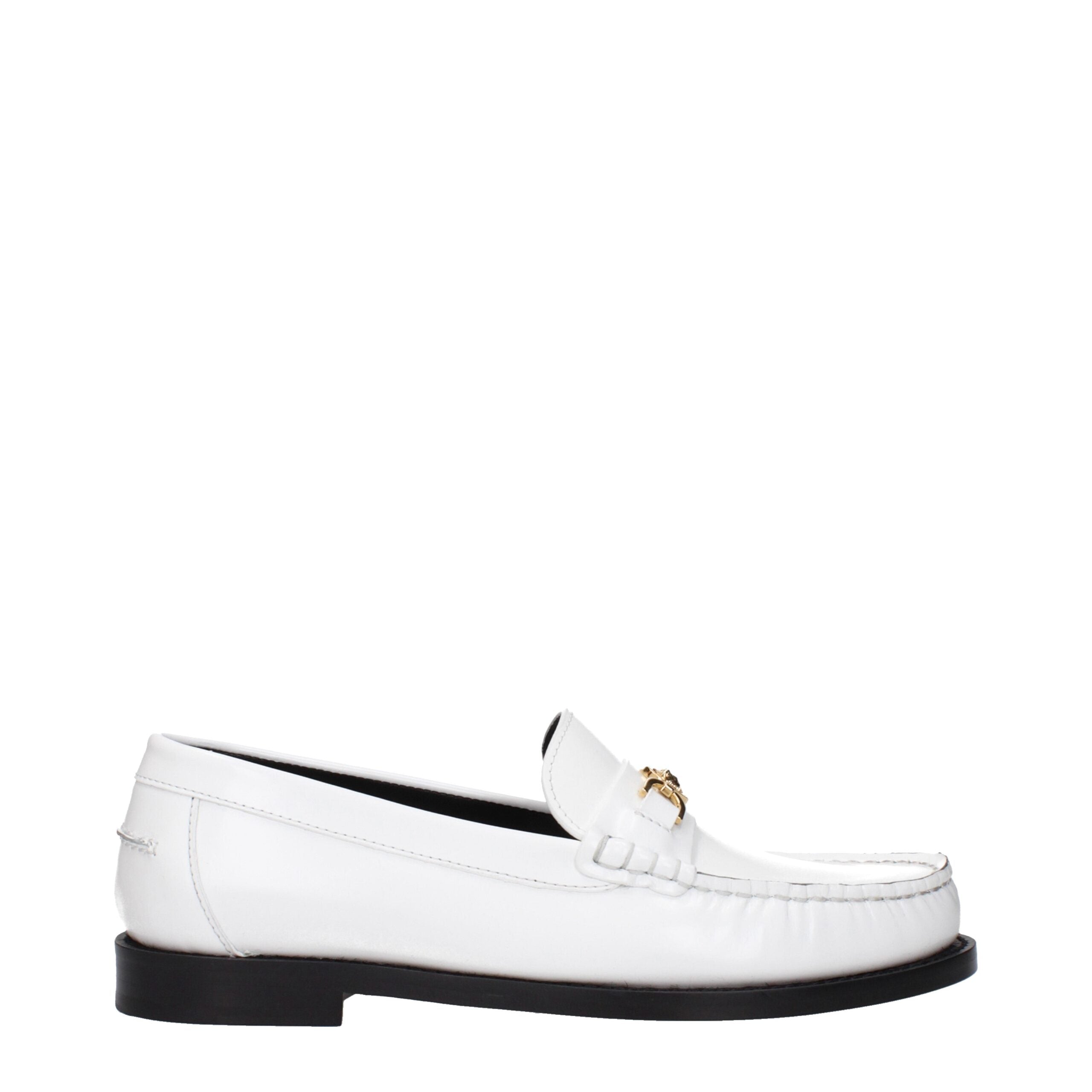 Loafers Versace 10121231 blancs