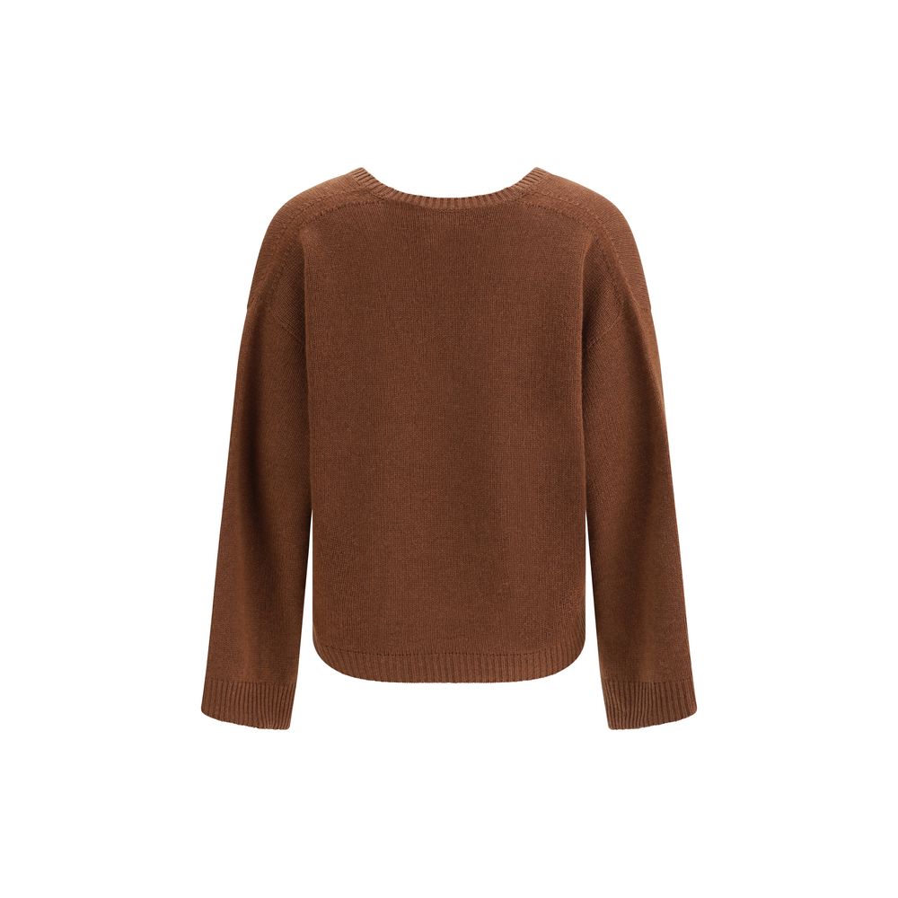 Pull Fabiana Filippi à col V beige