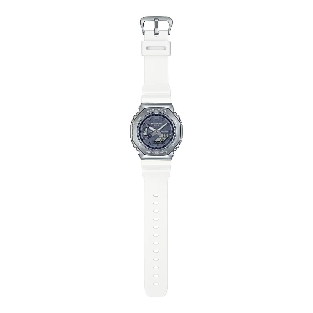 Montre blanche Grey synthétique bleue
