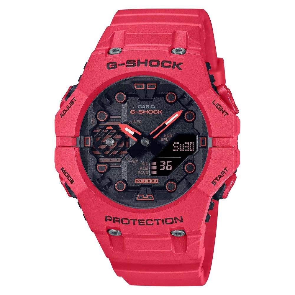 Montre G-Shock noire et rouge
