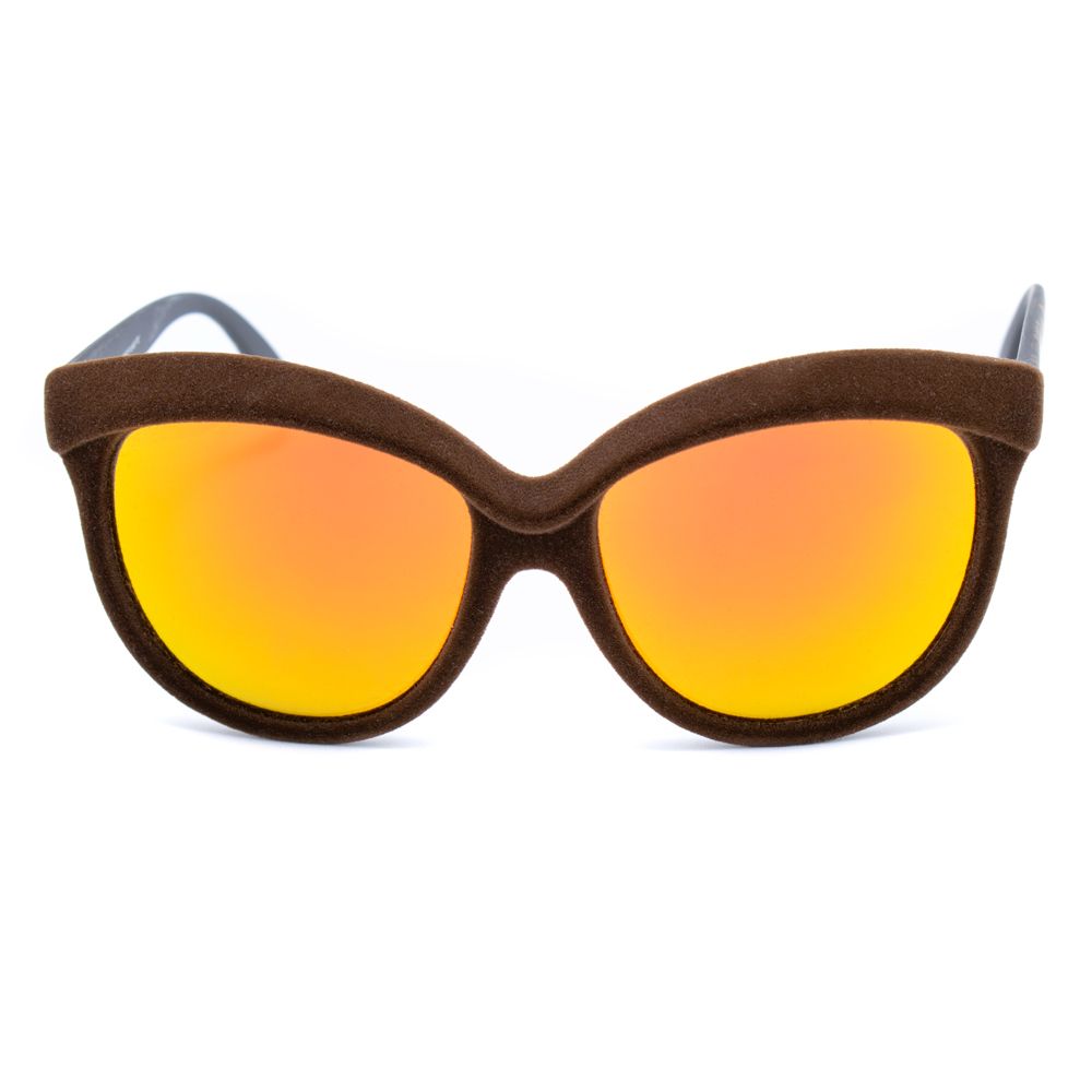 Lunettes de soleil Sunglasses Italia brunes
