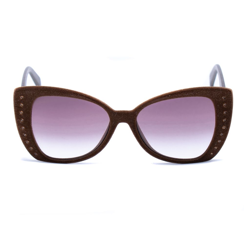 Lunettes de soleil Sunglasses Italia brunes
