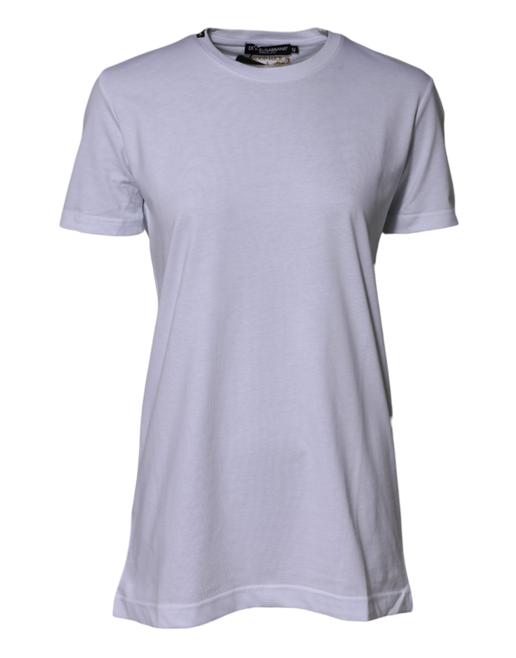 T-shirt Dolce & Gabbana Goodluck blanc