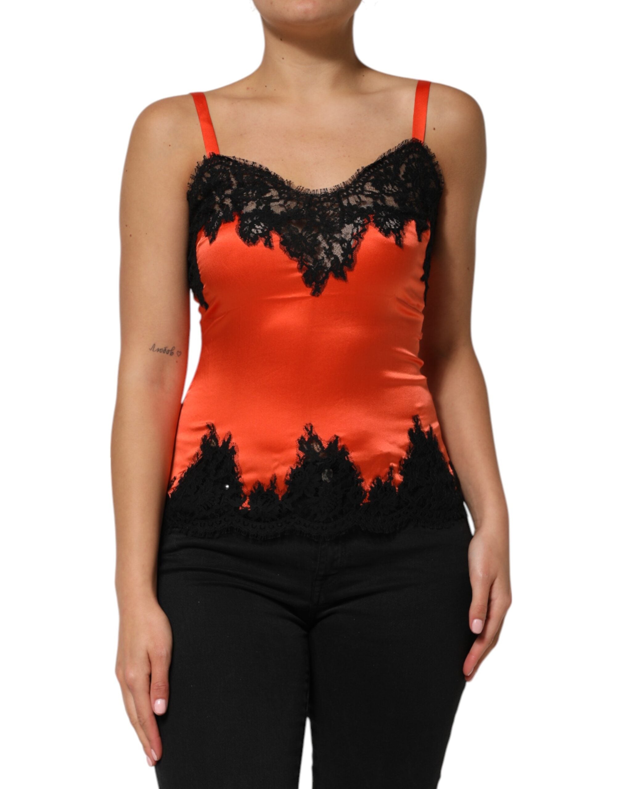 Débardeur Dolce & Gabbana rouge et noir