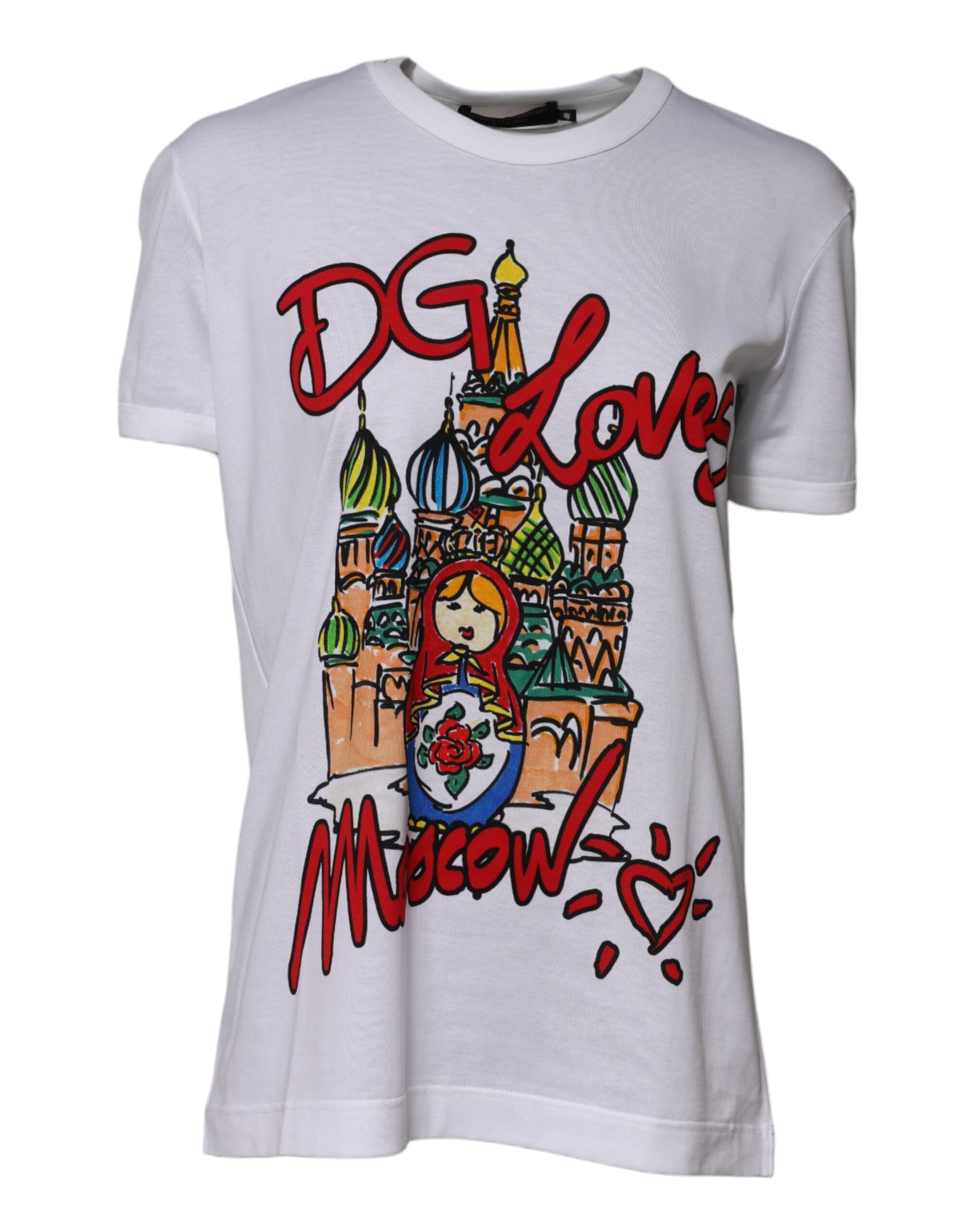 T-shirt Dolce & Gabbana logo blanc