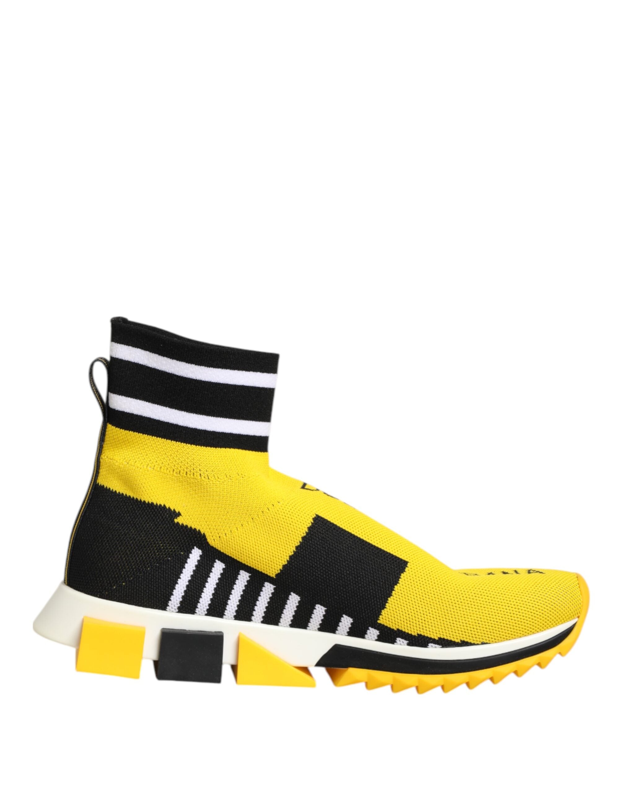 Baskets Dolce & Gabbana Sorrento noires et jaunes
