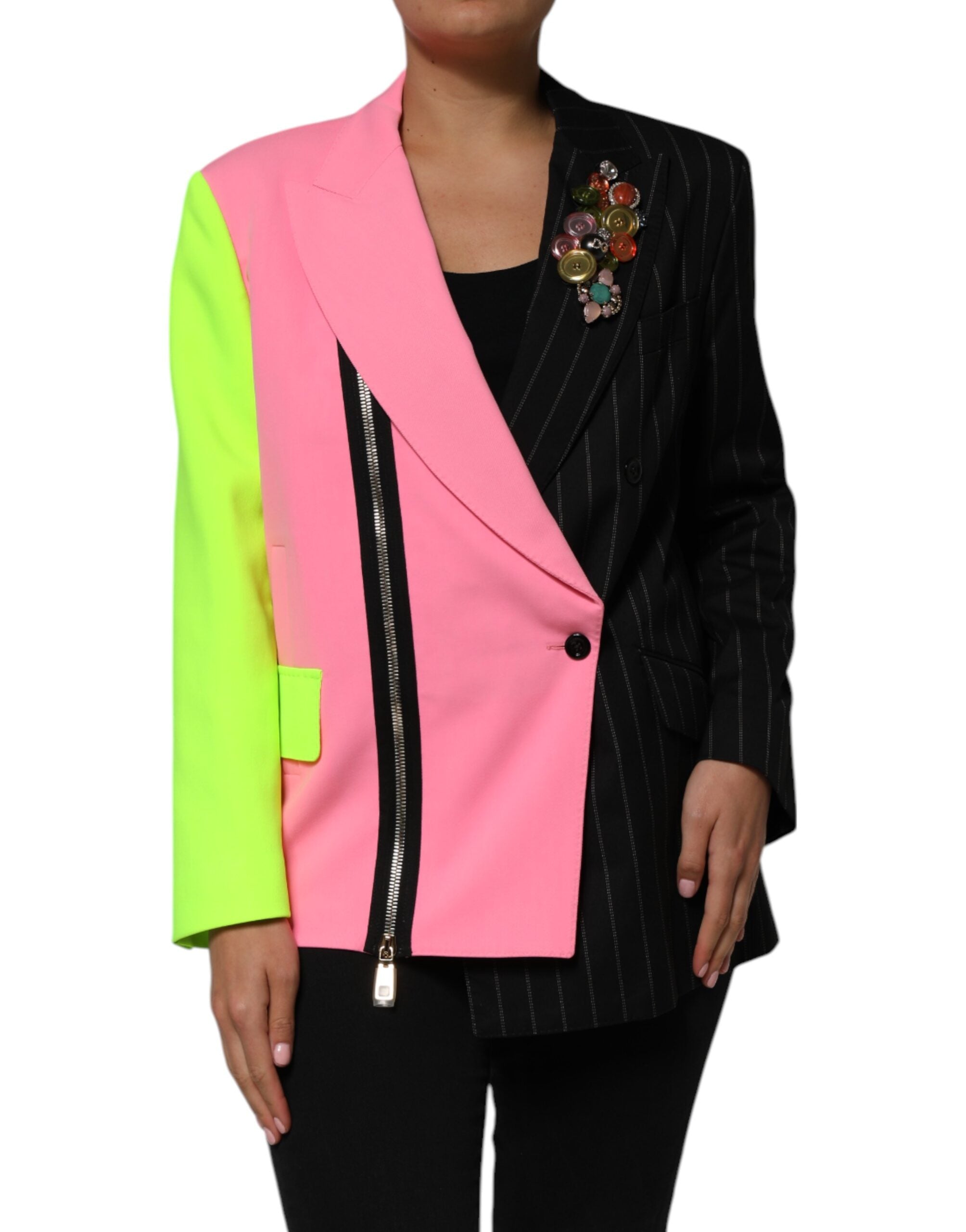 Veste Dolce & Gabbana patchwork multicolore