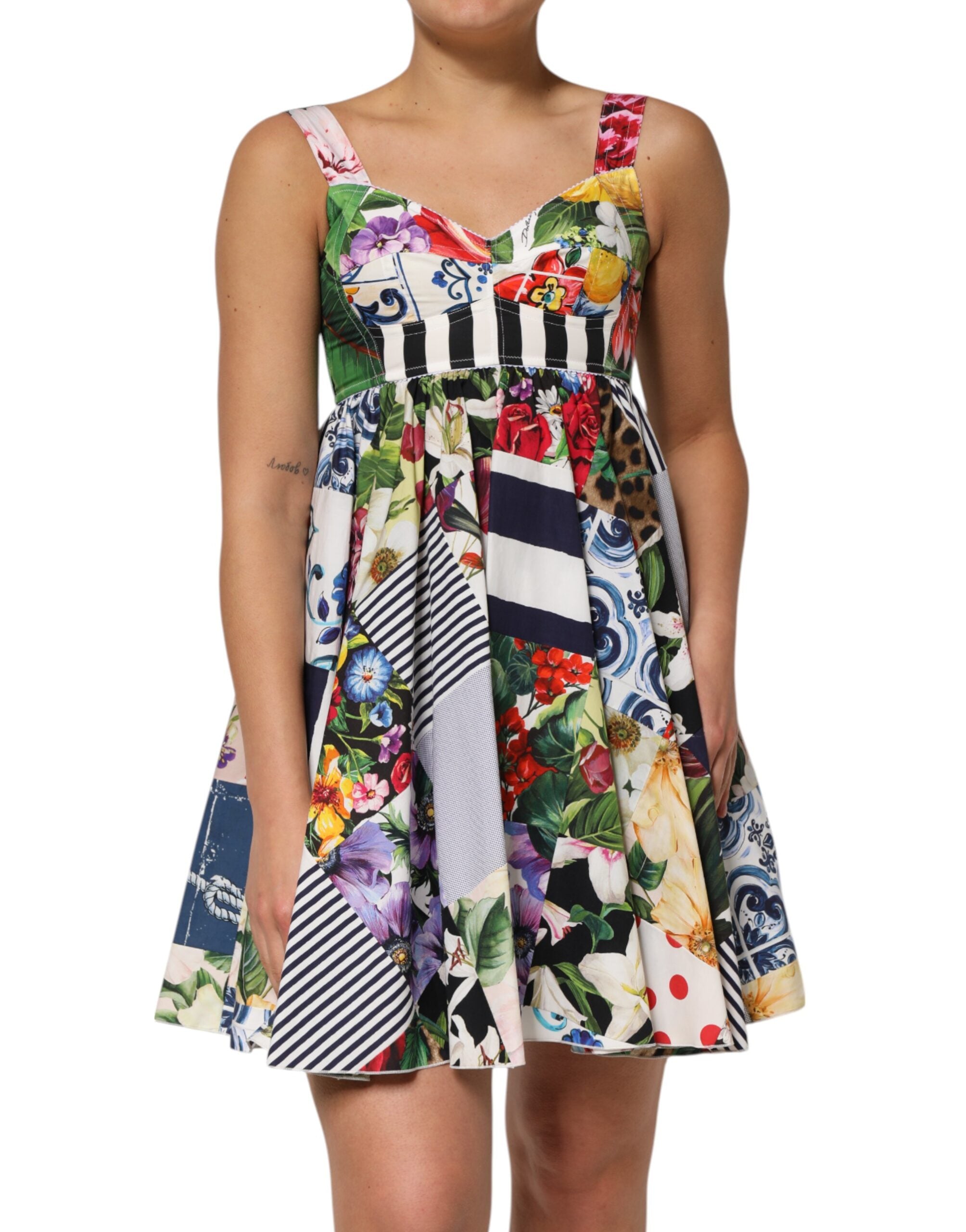 Robe Dolce & Gabbana A-line multicolore