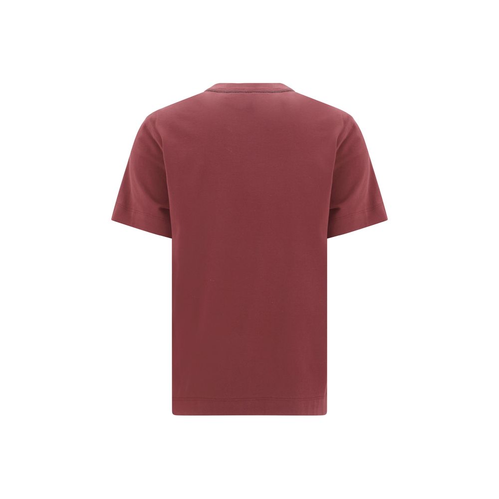 T-shirt Brunello Cucinelli monochrome blanc