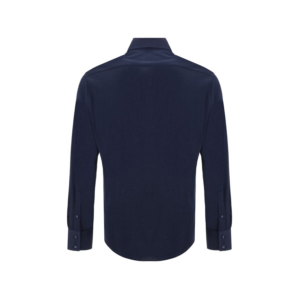 Chemise Brunello Cucinelli monochrome blanche
