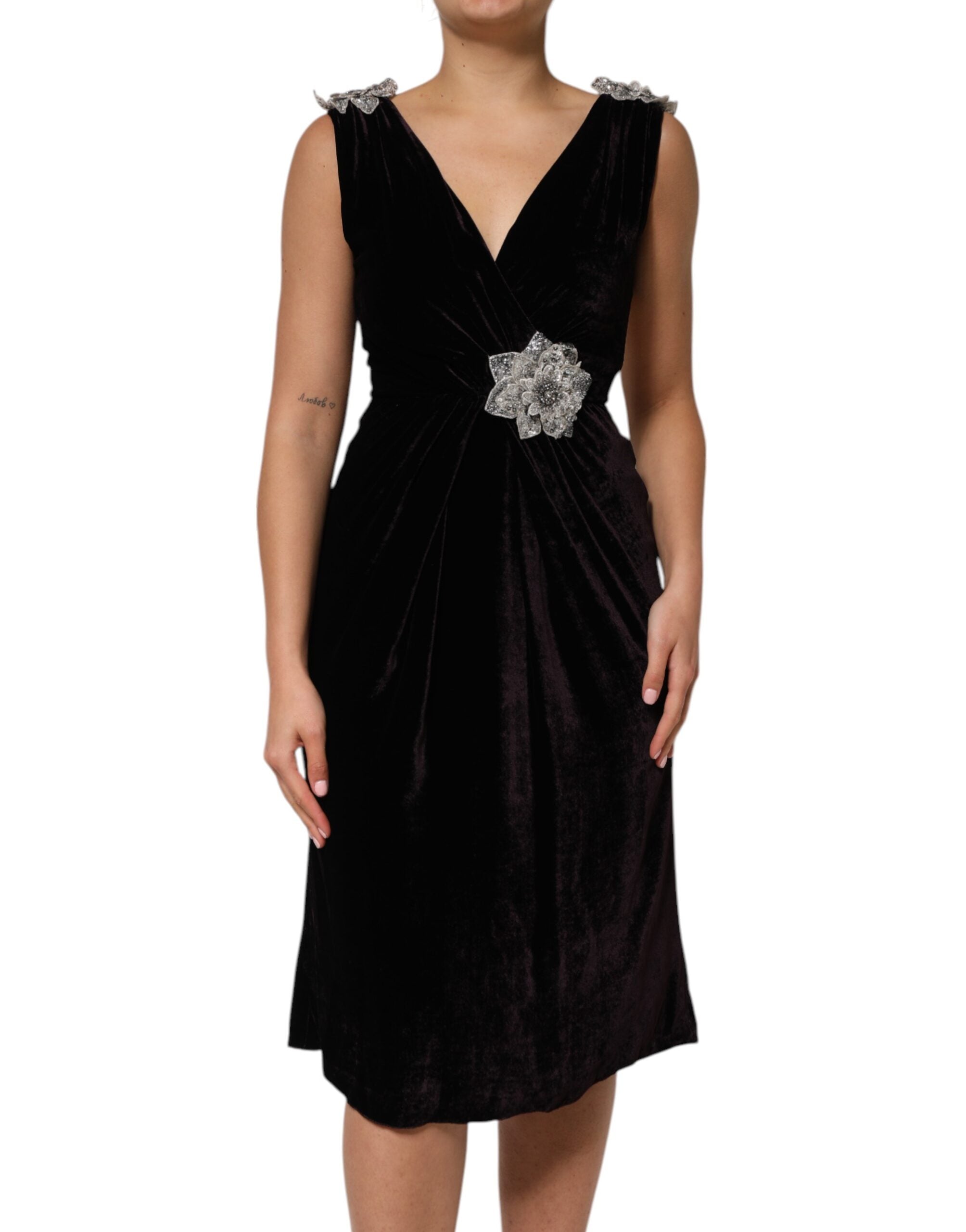 Robe Dolce & Gabbana A-line noire