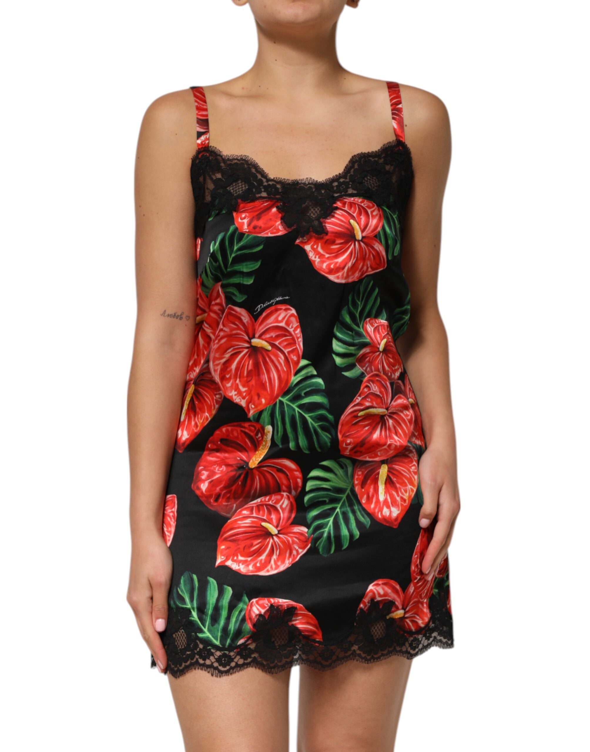 Chemise Dolce & Gabbana noire floral
