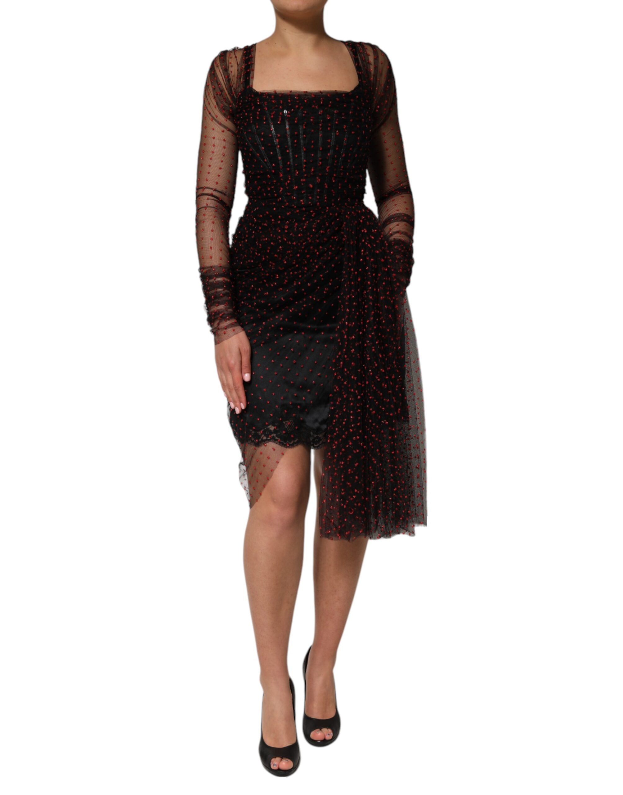 Robe Dolce & Gabbana Sheath noire