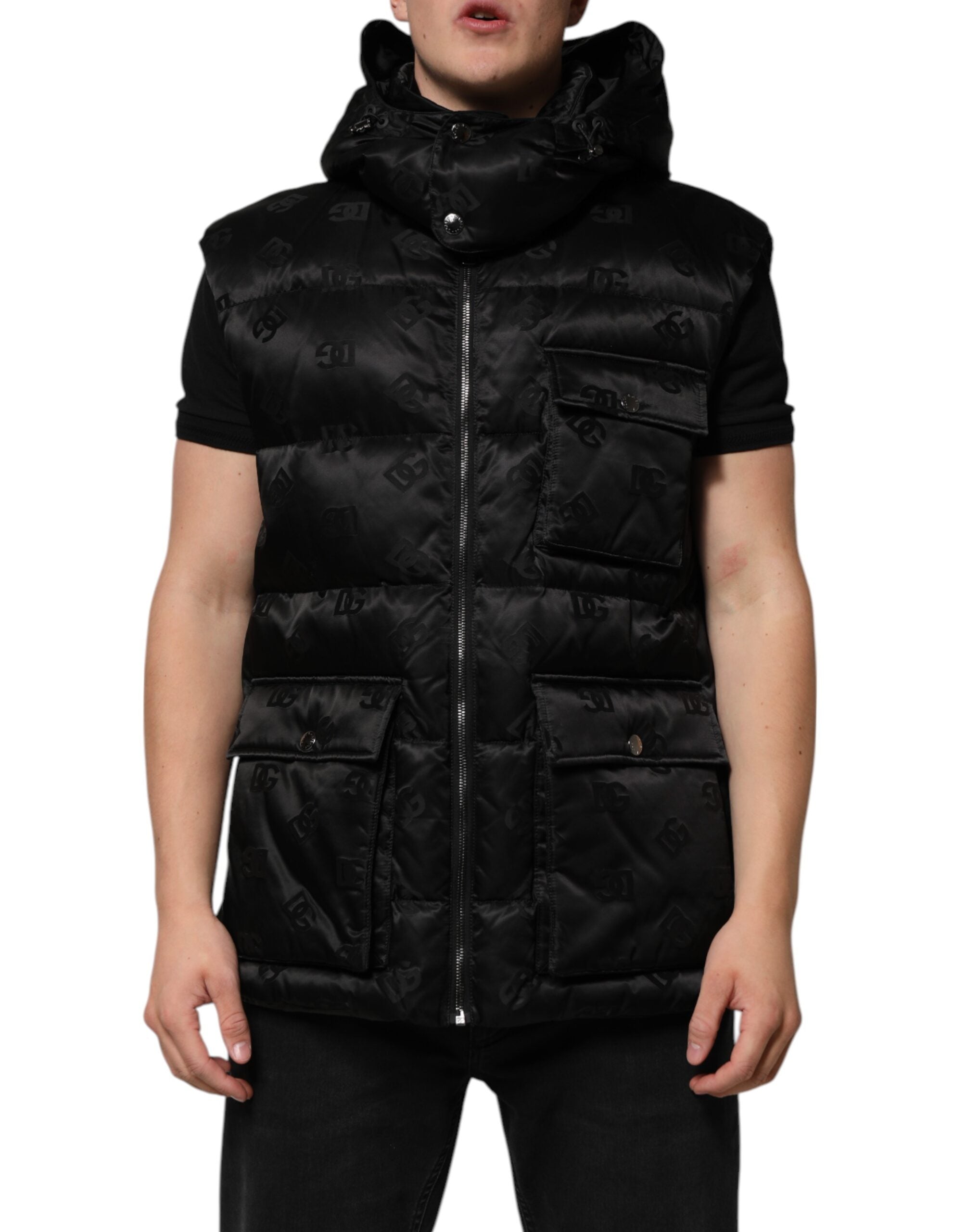 Gilet DOLCE & GABBANA quilté noir