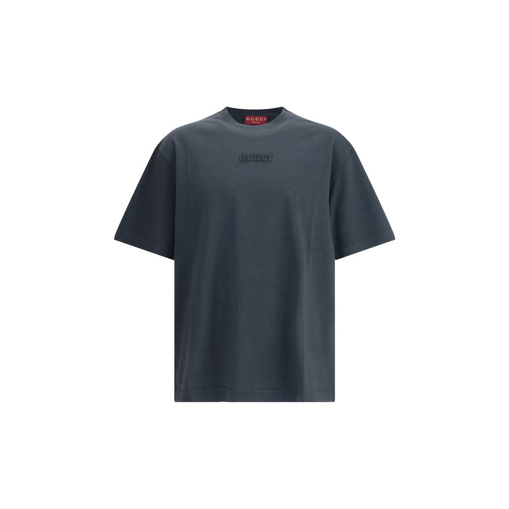 T-shirt Gucci logo écru