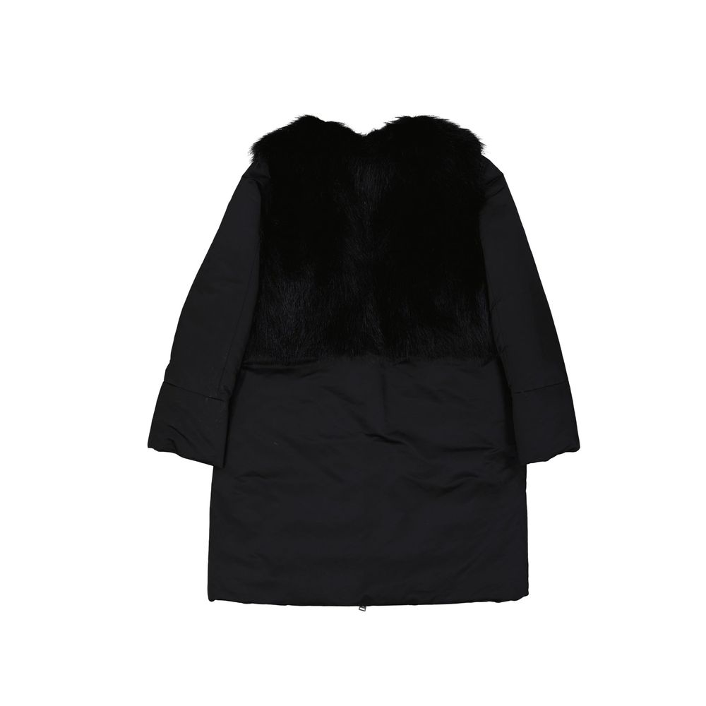 Doudoune femme à plumes noires