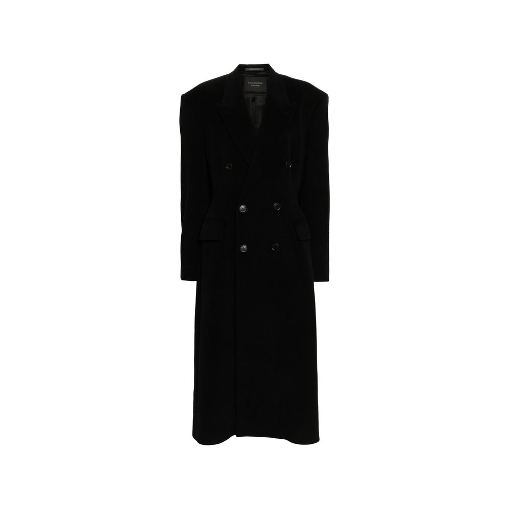 Manteau Cashmere And Wool cintré beige