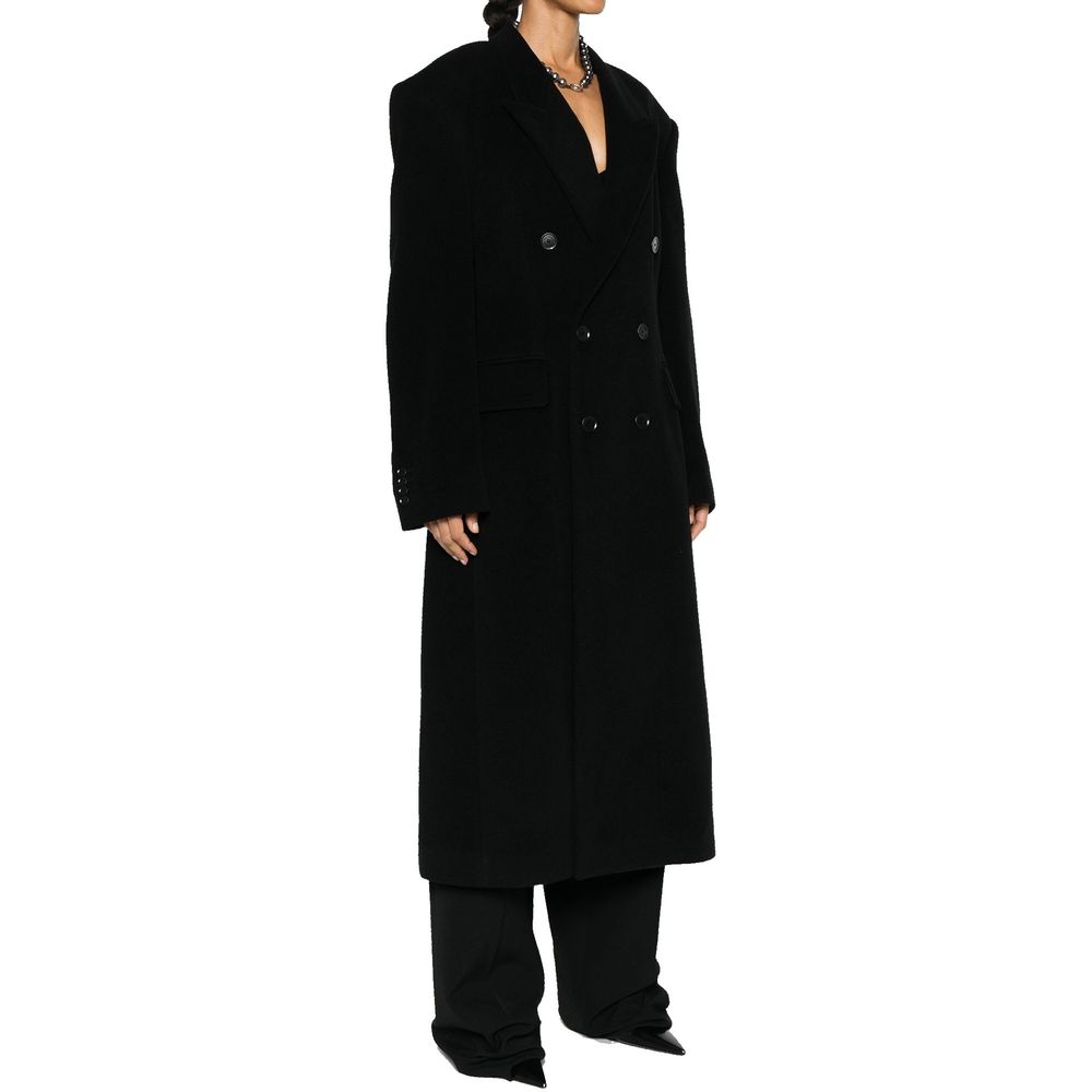 Manteau Cashmere And Wool cintré beige