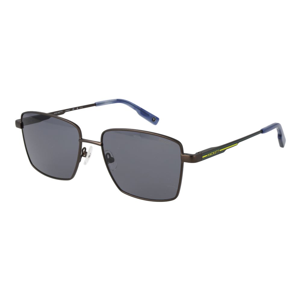 Lunettes Gray Men rectangulaires grises