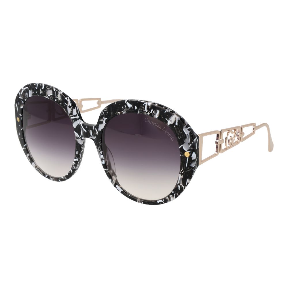 Lunettes de soleil multicolores femmes violet