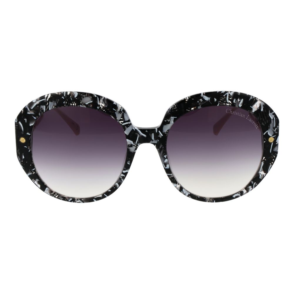 Lunettes de soleil multicolores femmes violet