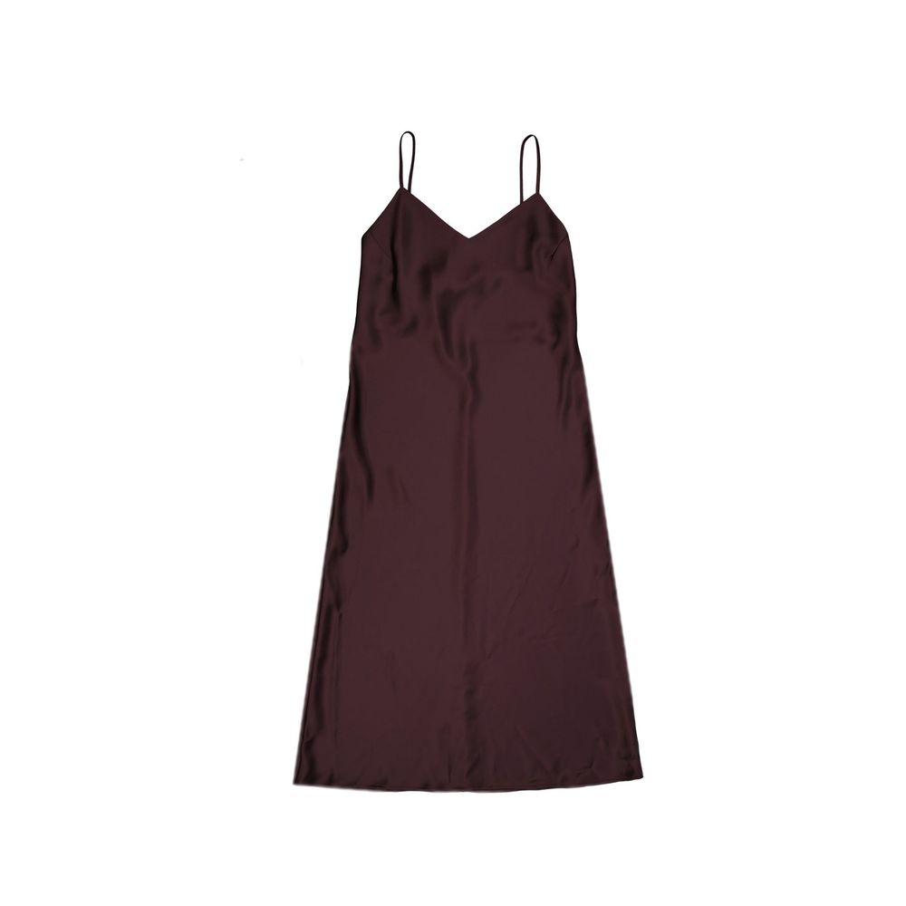 Robe midi Acacia Satin noire