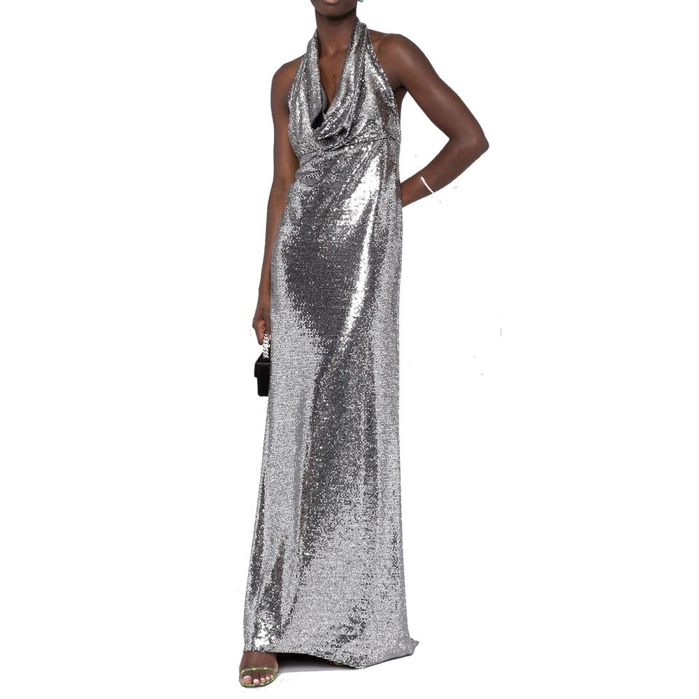 Robe longue Sequin-Embellie noire