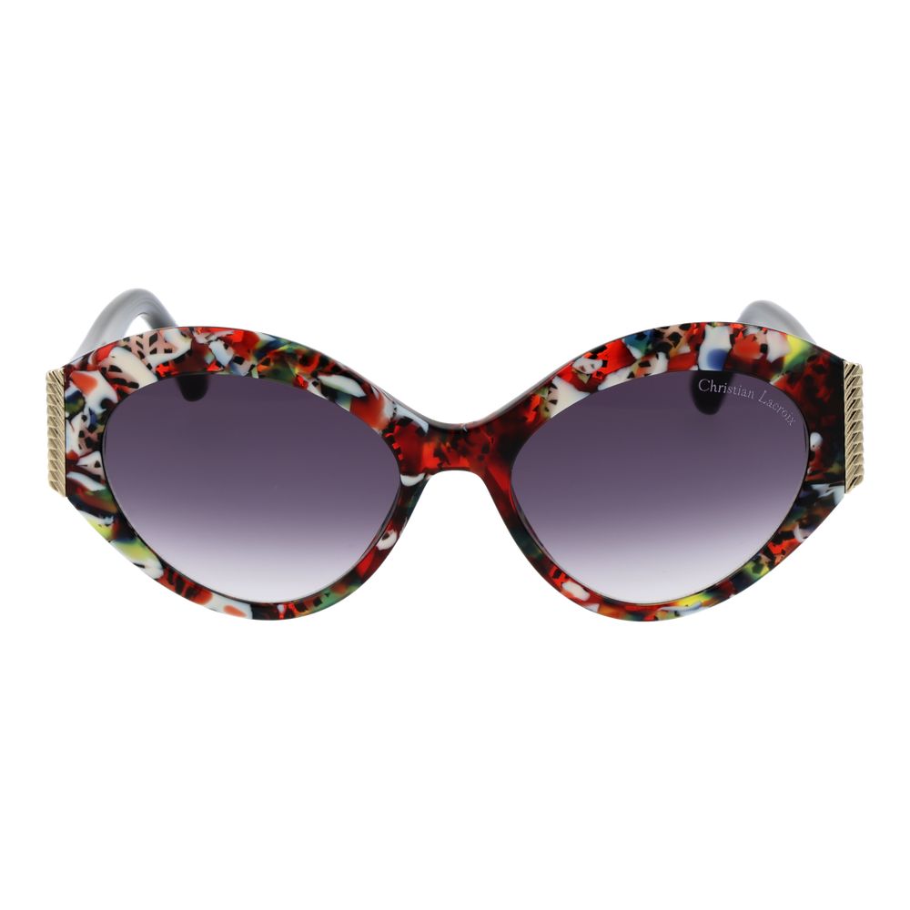 Lunettes de soleil Red Cat Eye rouges
